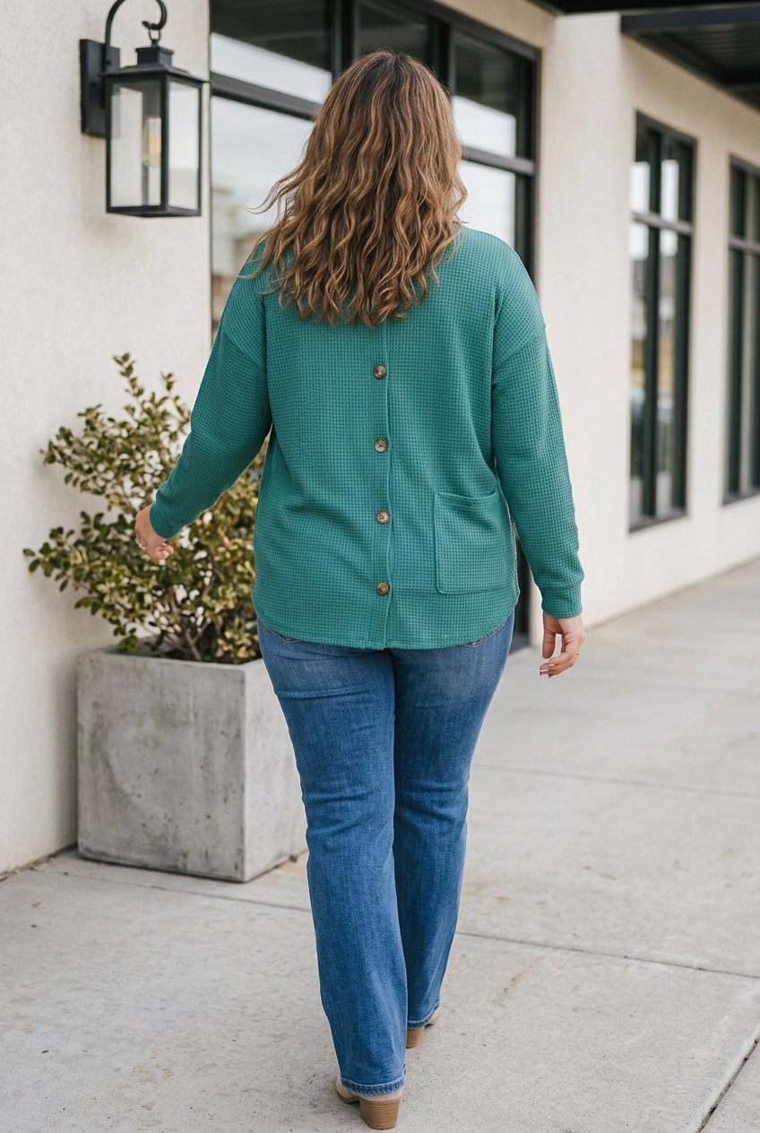 Threaded Pear Faye Tunic Long Sleeve PLUS Cardigan