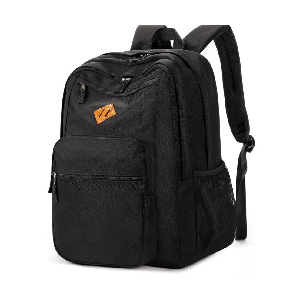 Clear Skye Unisex Water-Resistant Black School Backpack