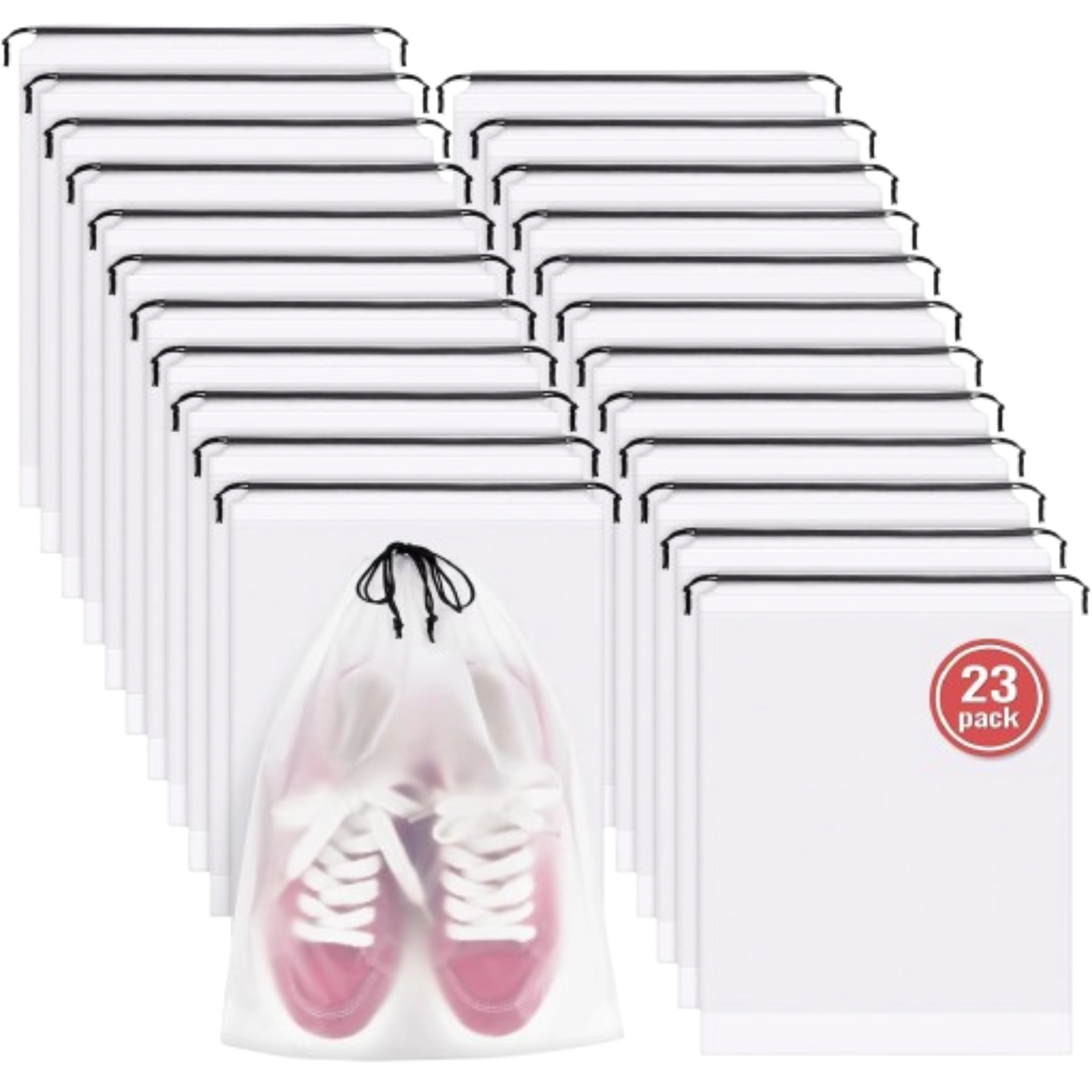 SS Design 23 Pack Waterproof Travel Shoe Bags 11.8 x 15.7 Inch