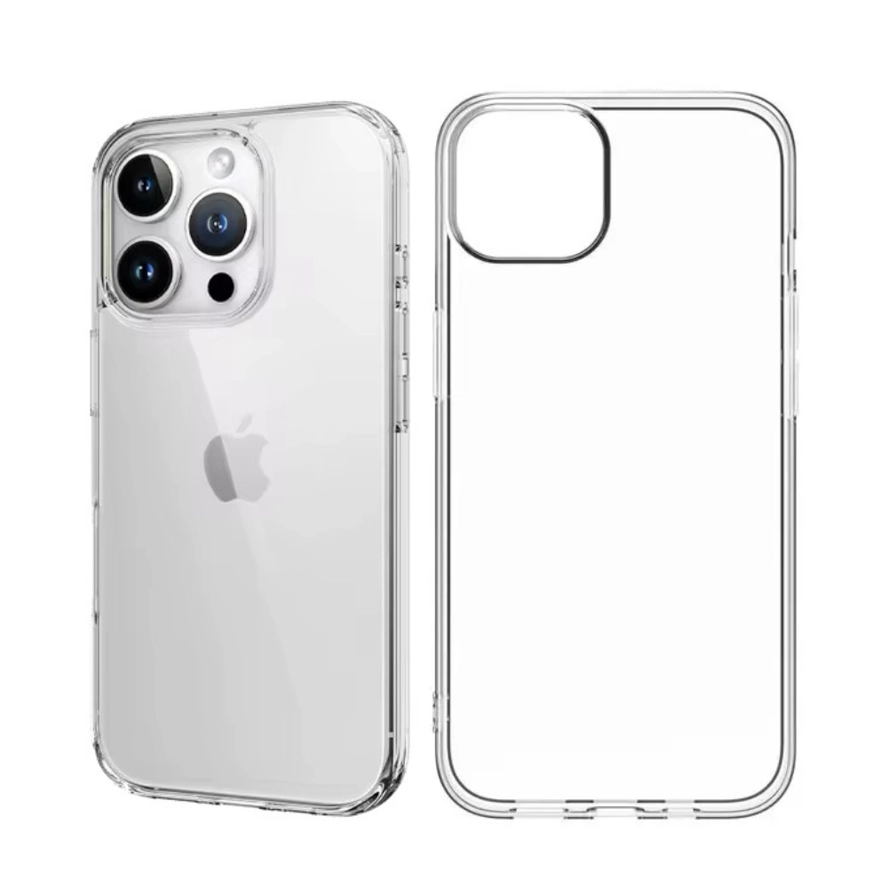 Qixxronics Clear Phone Case for iPhone 13 Pro Max Protection Cover for iPhone 13 Pro Max Shockproof Cellphone Case