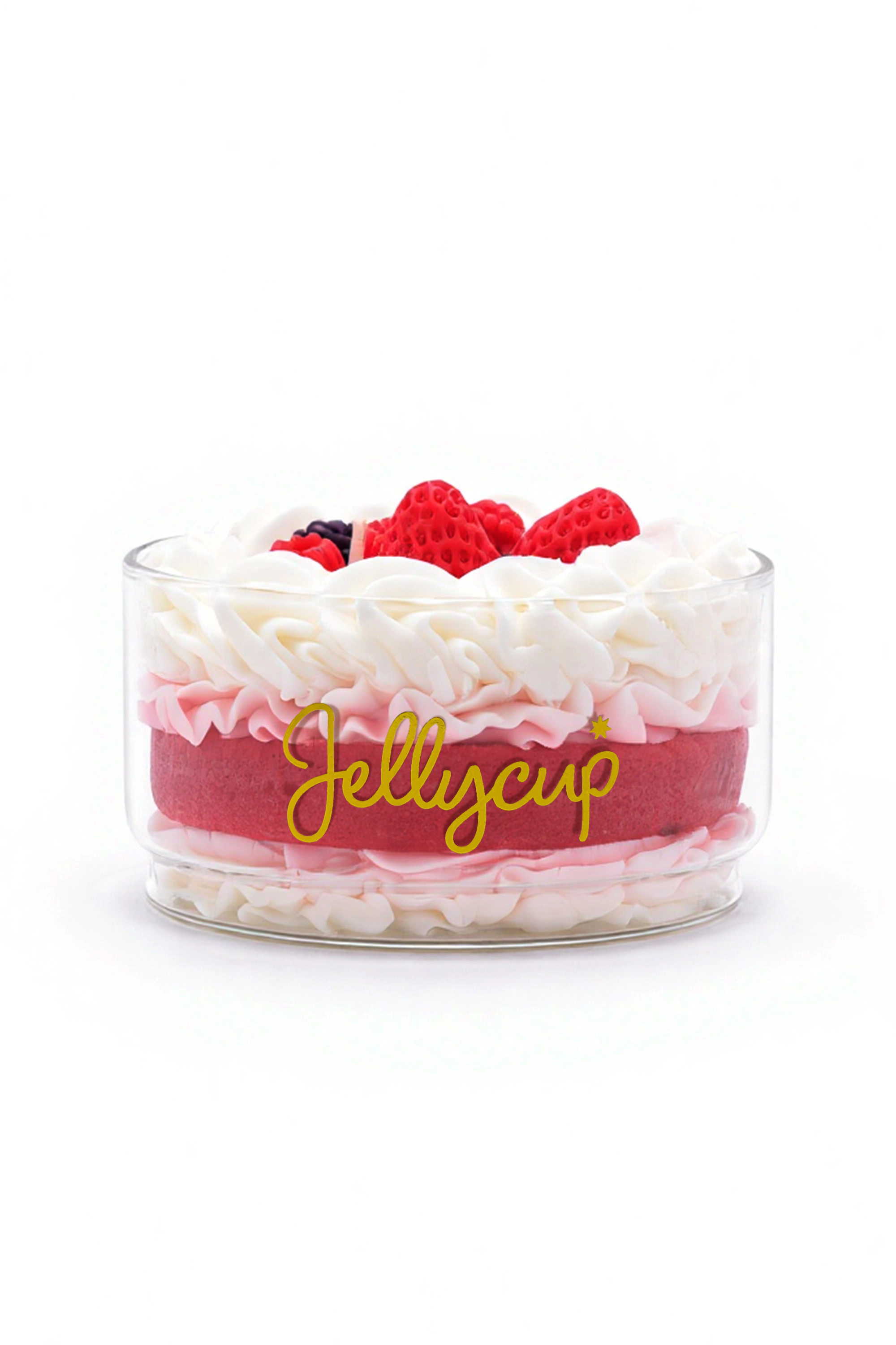 Jellycup Unisex Fresh Berry Scented Cake Soy Wax Candle