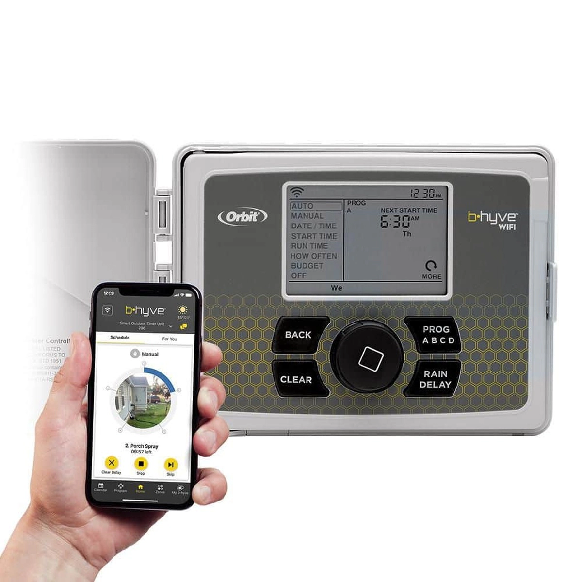 Orbit 57950 B-hyve 12-Zone Smart Indoor/Outdoor Sprinkler Controller