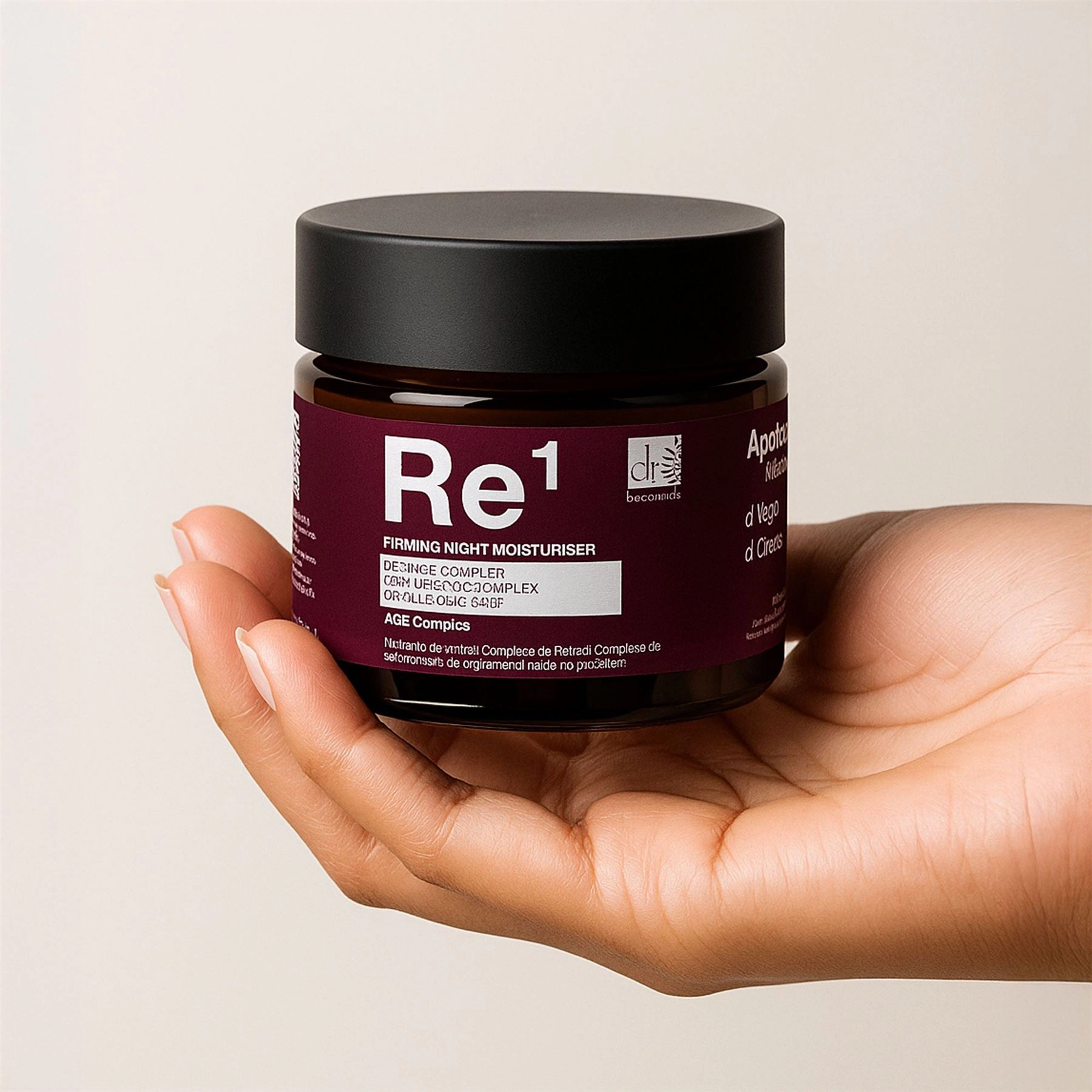 Dr Botanicals Retinol Complex 1% Night Moisturiser 60ml - Firming Hyaluronic Acid & Vitamin E