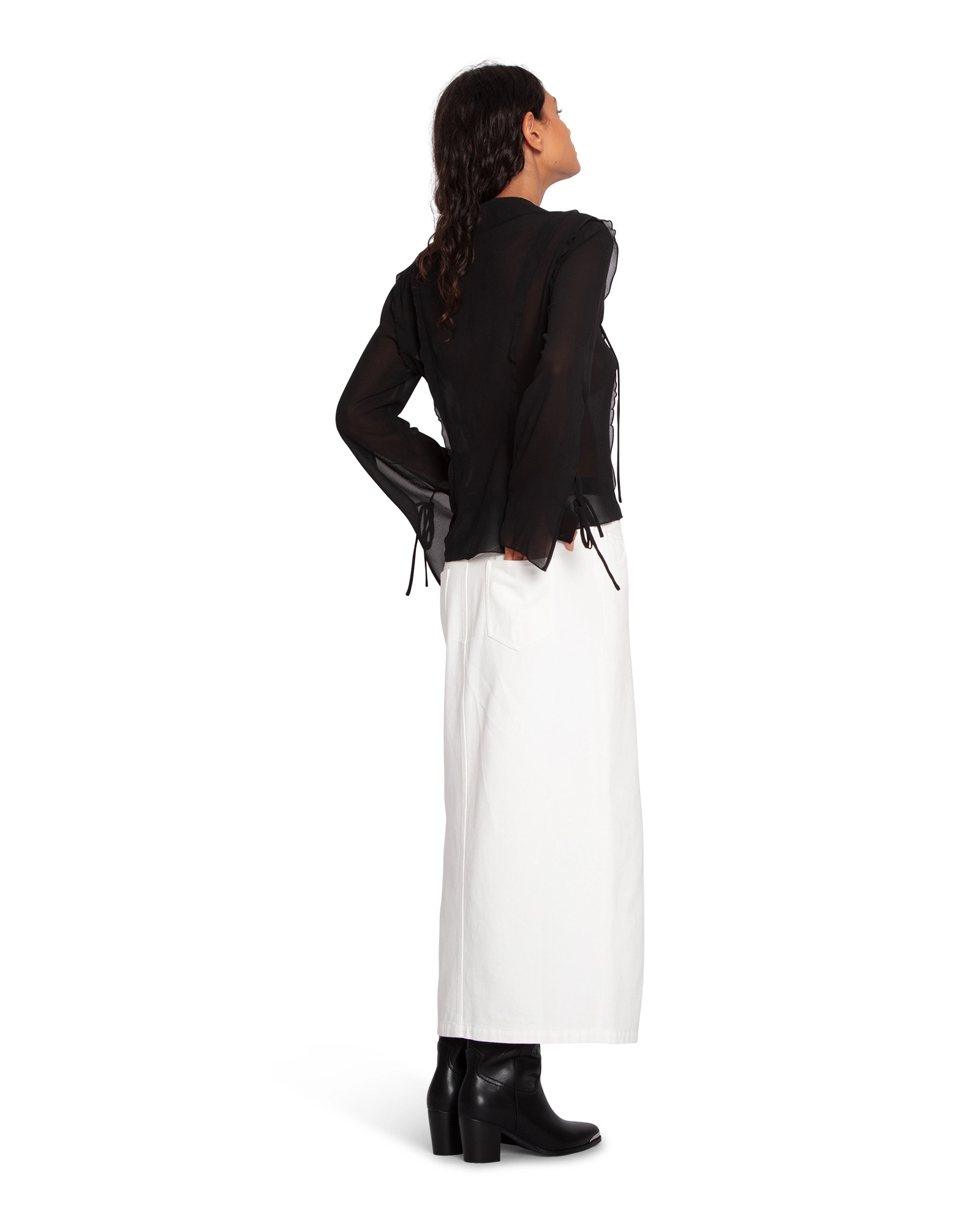 Belle & Bloom Womens Current Obsession Tie Shirt