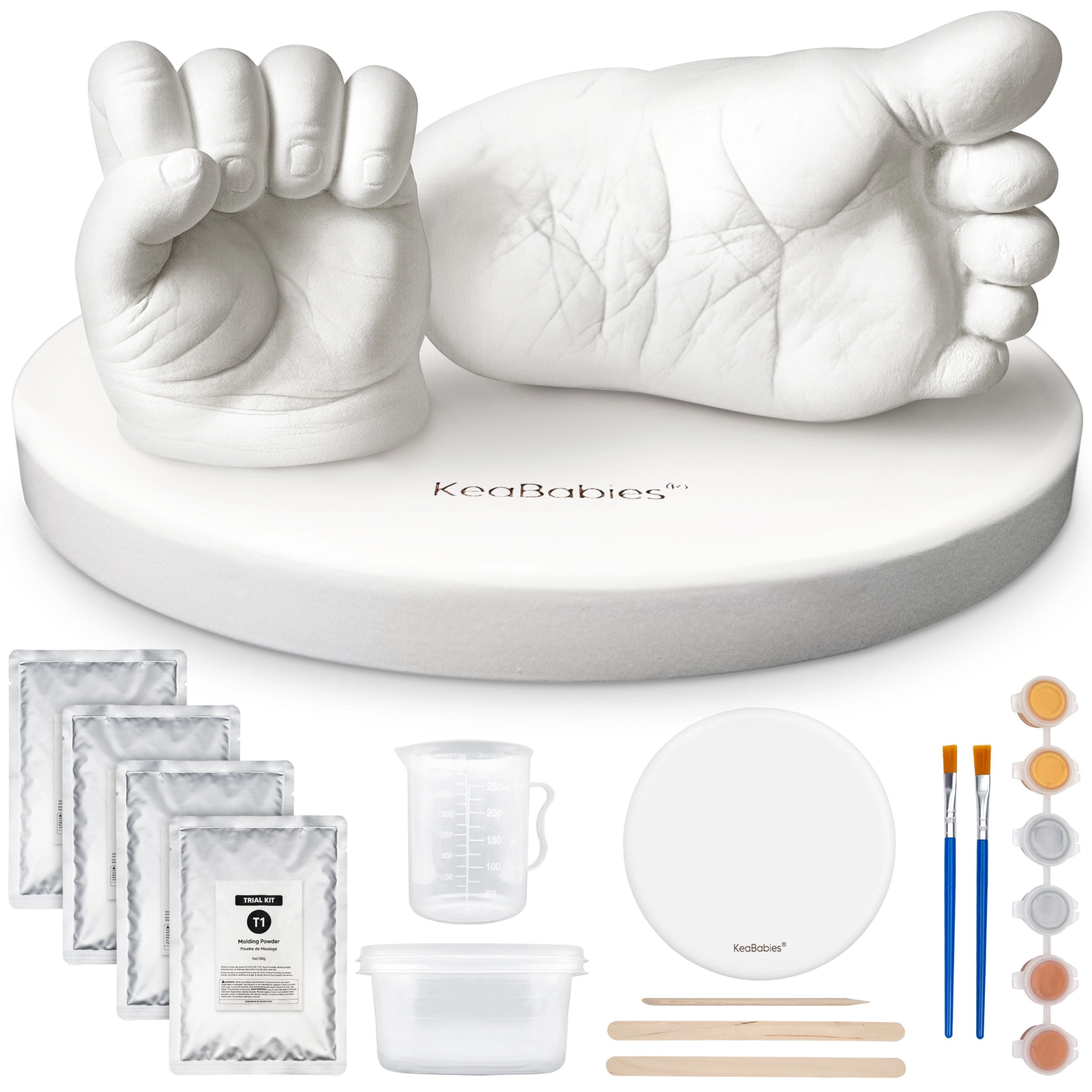 KeaBabies Reve Baby Casting Kit for Hand and Foot