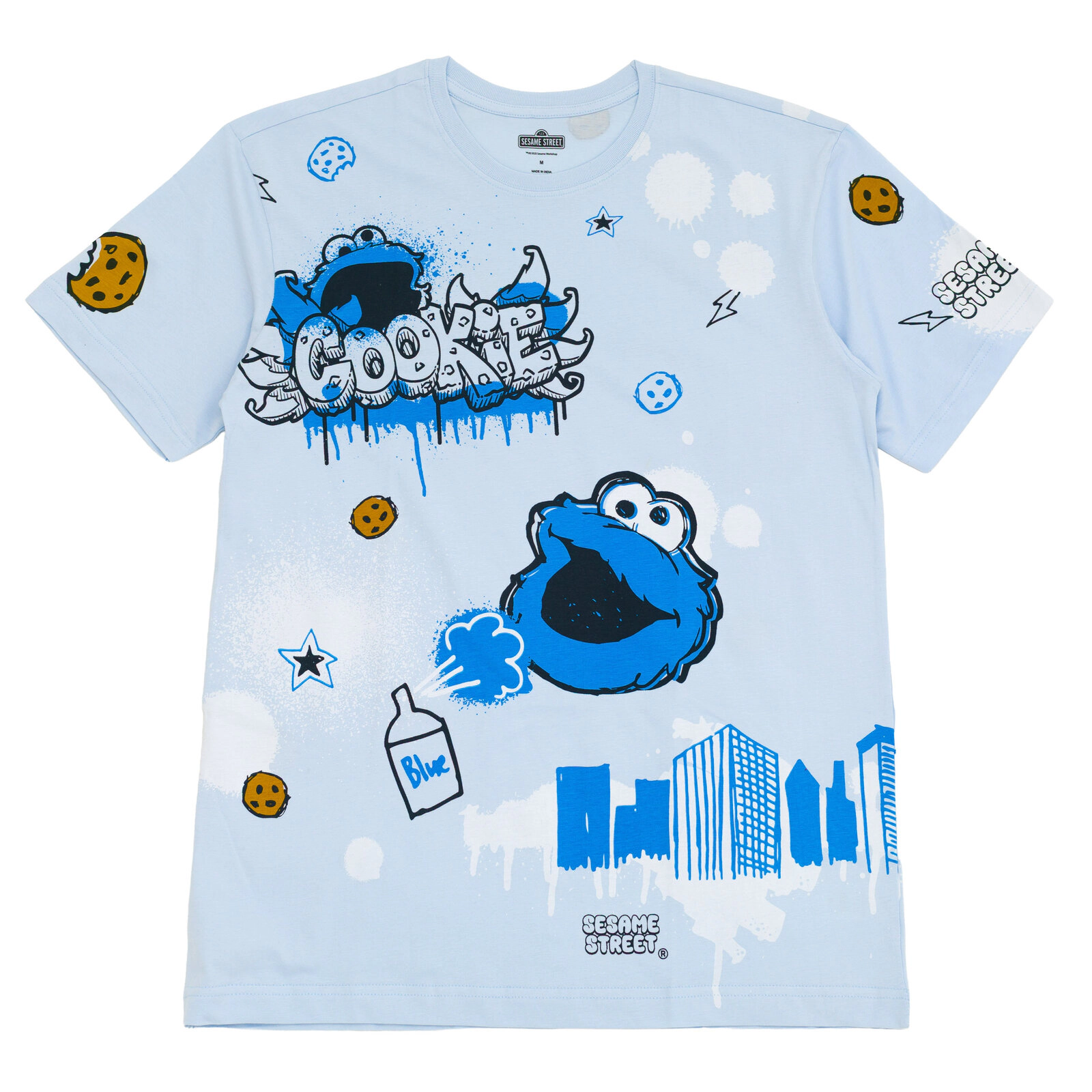 Sesame Street Adult Men or Women Crewneck Short Sleeve T-Shirt