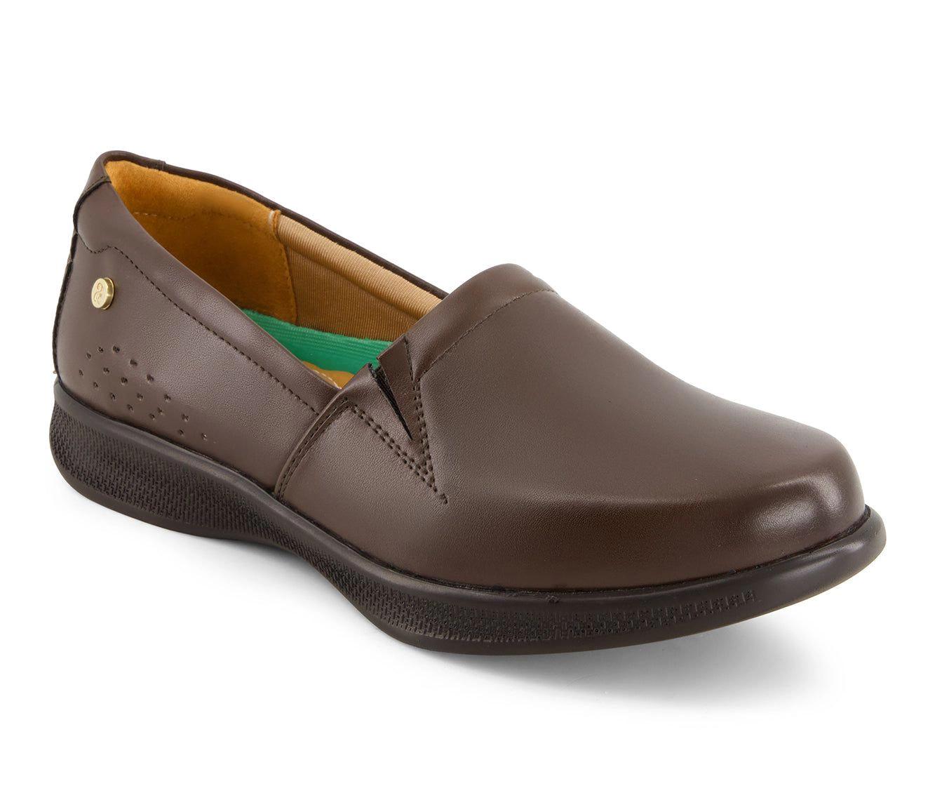 Andrea Womens Ultra Comfort Leather Loafers