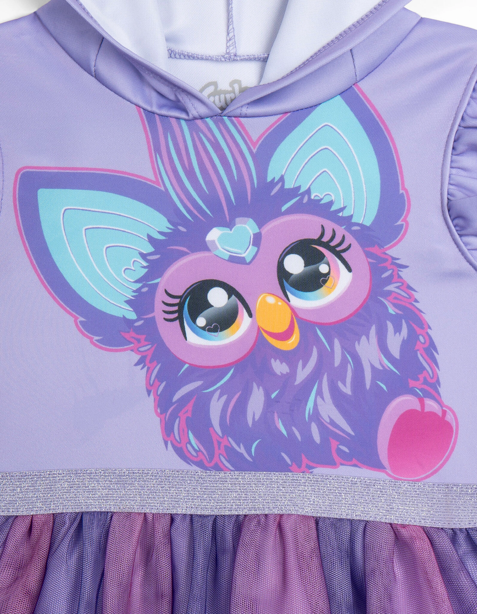 Furby Girls' Cosplay Hooded Tutu Dress