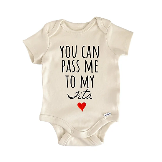 NOFO VIBES Unisex Tita Announcement Baby Gift Baby Bodysuit