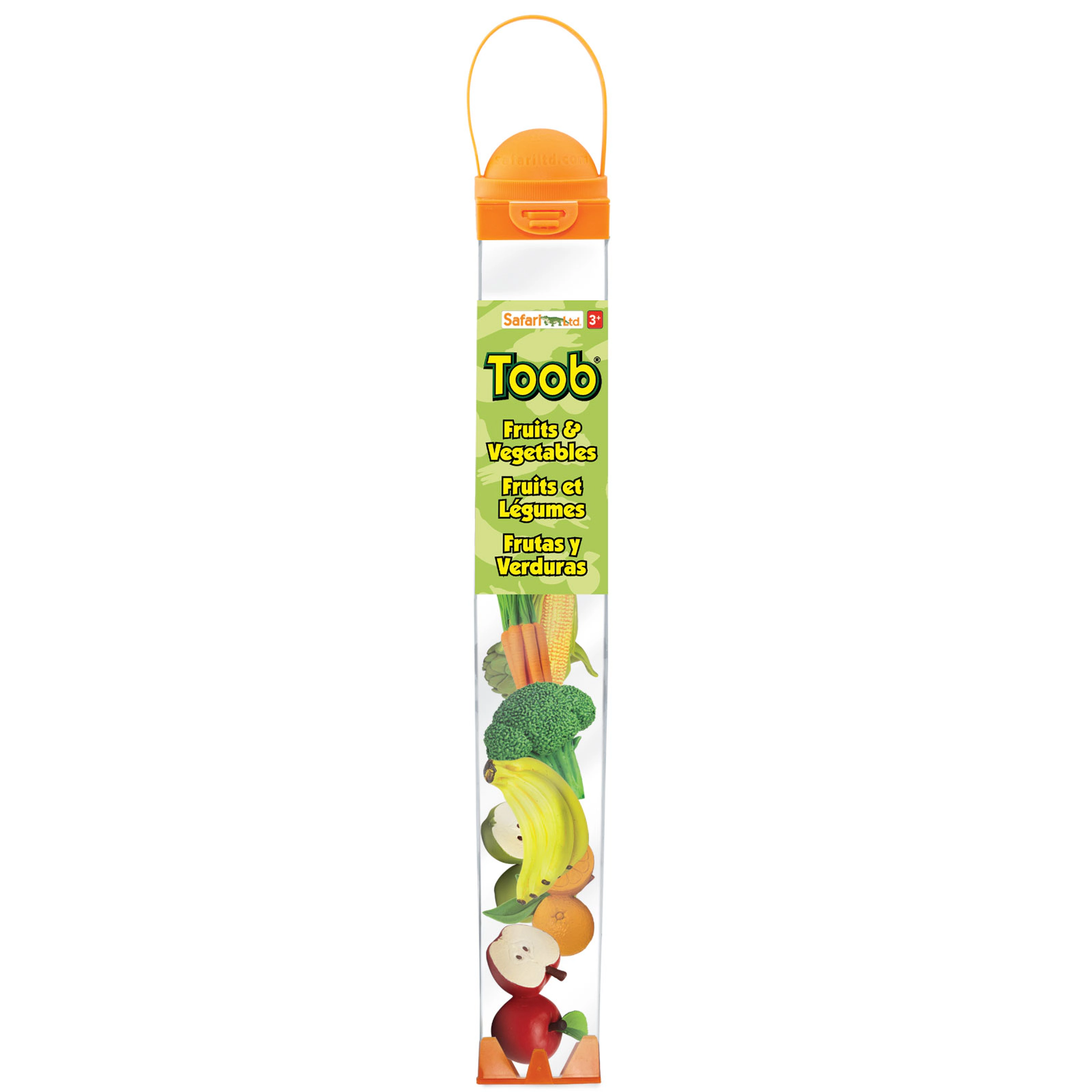 Safari Ltd. - Fruit & Vegetables TOOB - contains 8 Mini Figurines