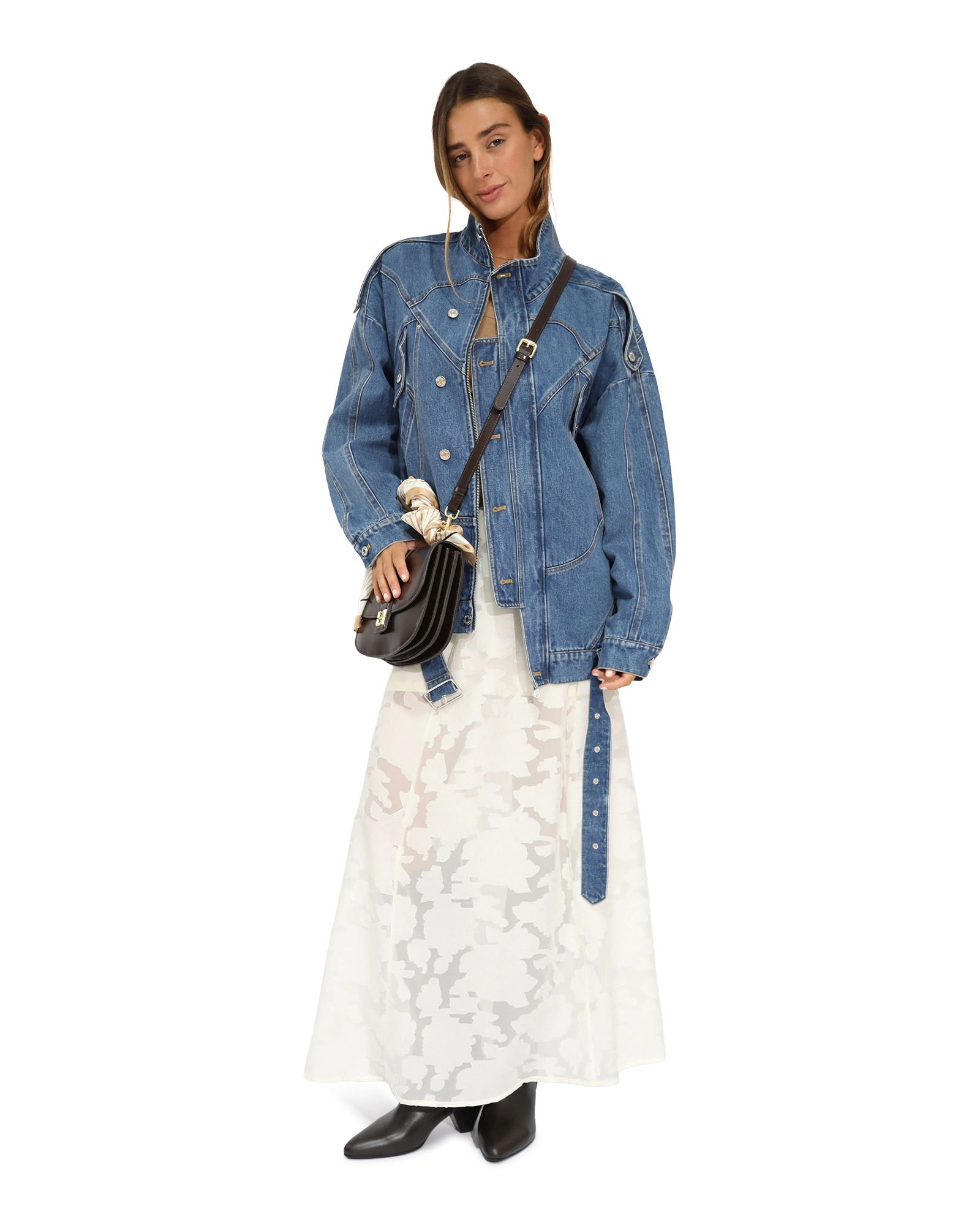 Belle & Bloom Downtown Denim Oversized Jacket