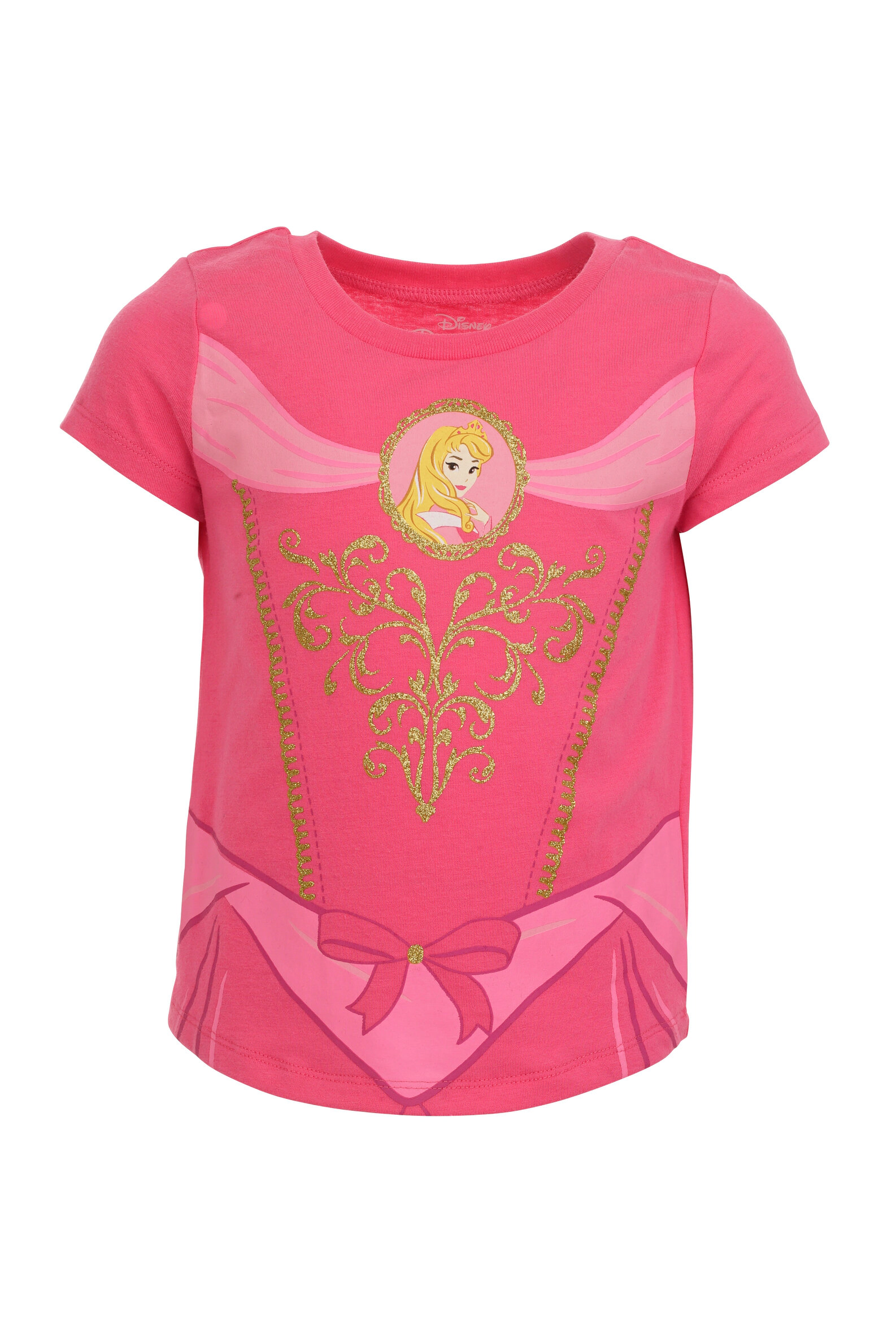 Disney Princess Girls' 5-Pack Cosplay T-Shirts