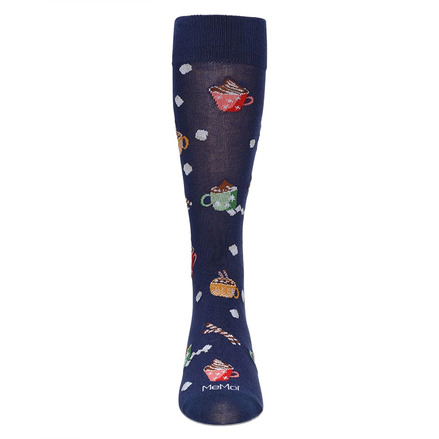 Memoi Men's Hot Cocoa Bamboo Crew Socks