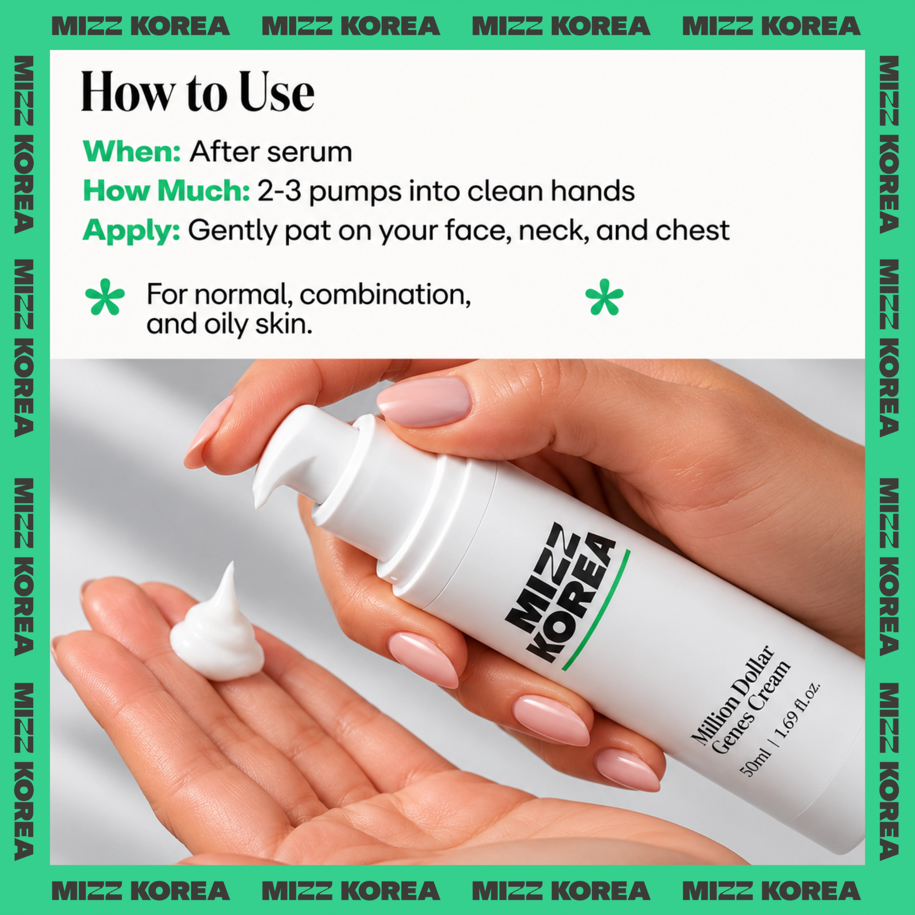 Mizz Korea Million Dollar Genes Cream