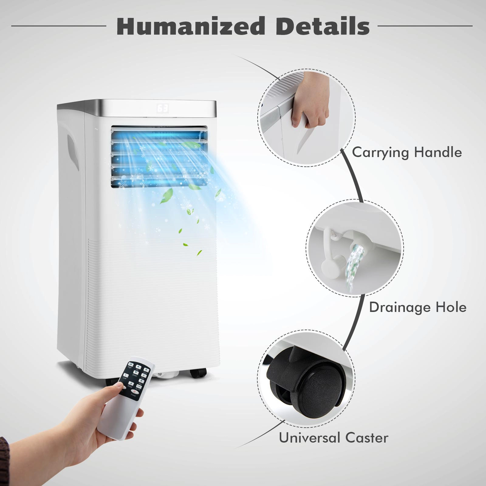 SlickBlue Unisex Portable 10000 BTU Air Conditioner