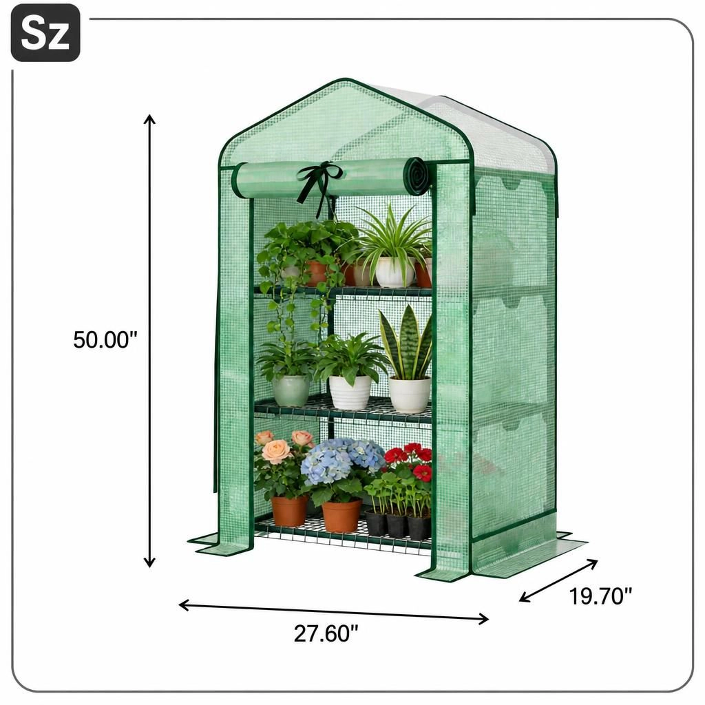 WOW PIONEER Compact Mini Walk-In Greenhouse