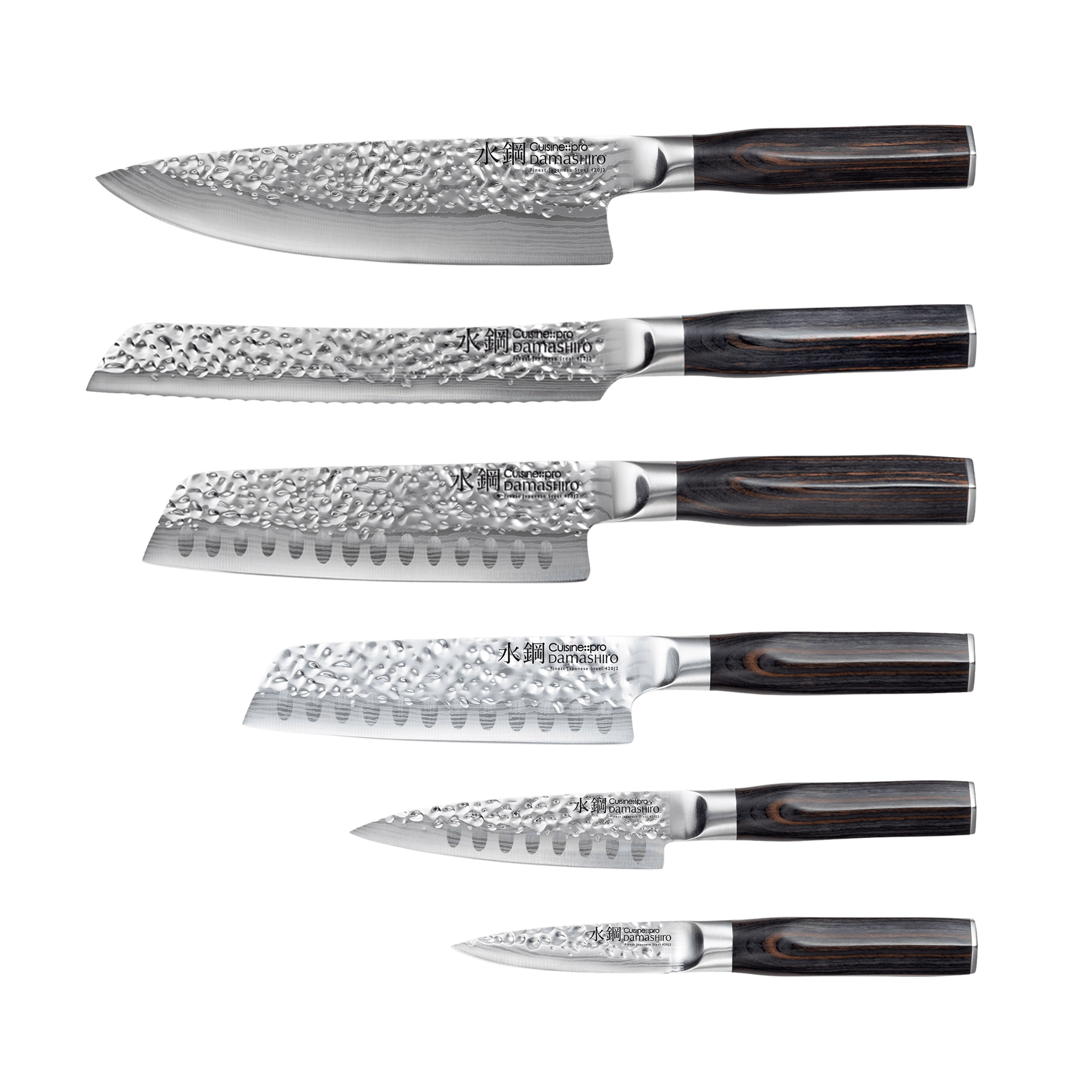Cuisine::pro® Damashiro EMPEROR® Shi Knife Block 7 Piece