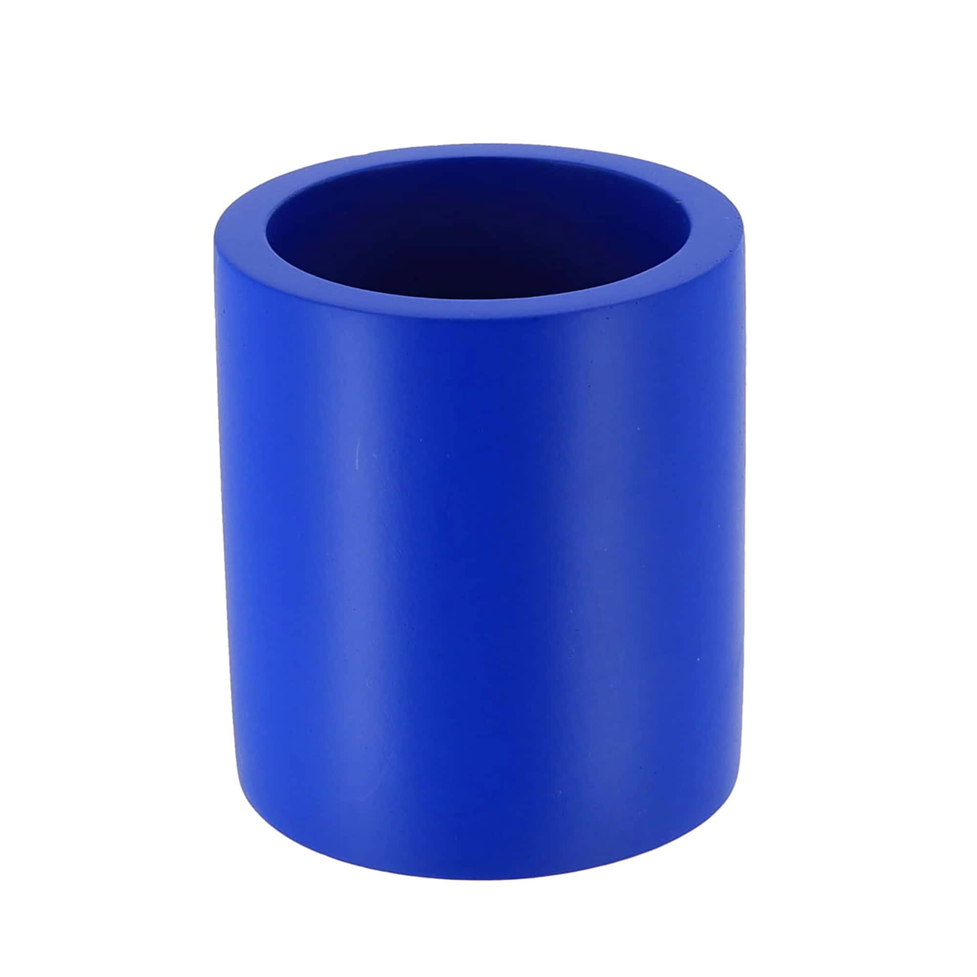Evideco French Home Goods Cement Toothbrush Holder, 4" H x 3" Diameter, Matte Cylinder
