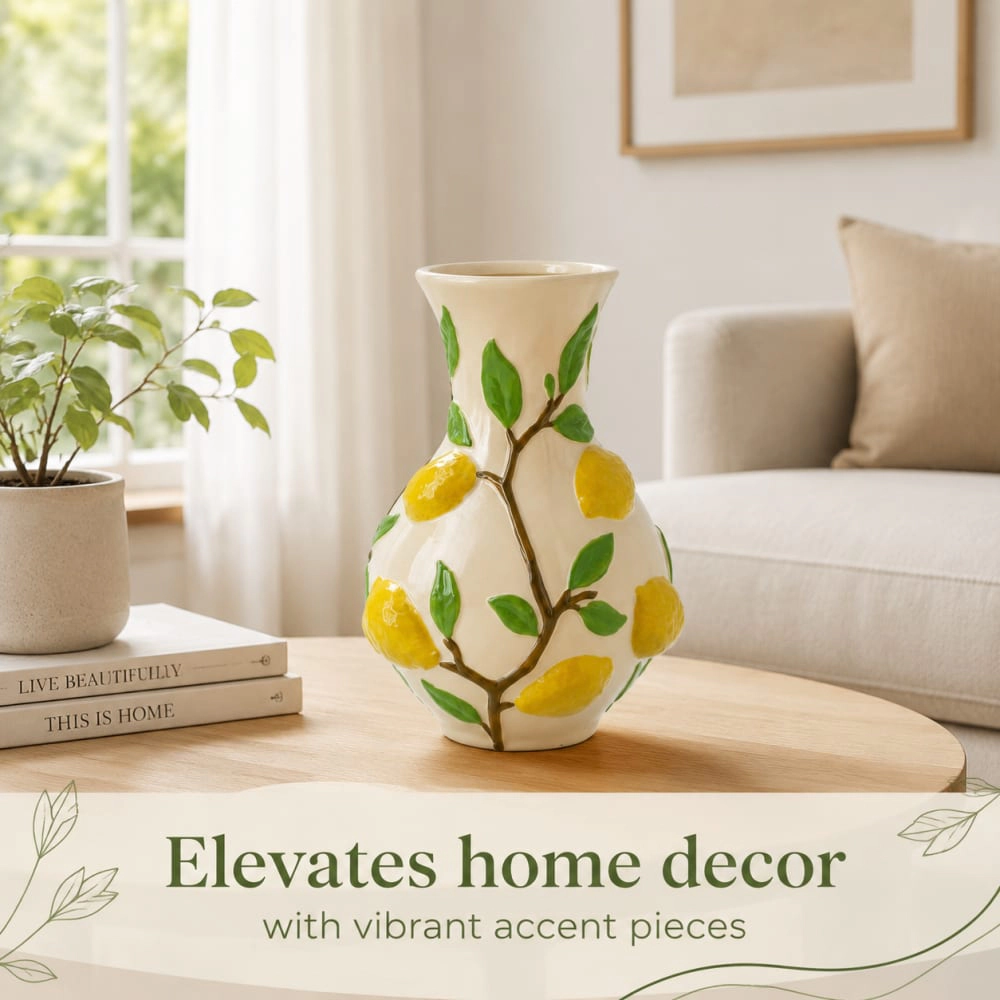 Toemoa Decorative Ceramic Plant Pots Set