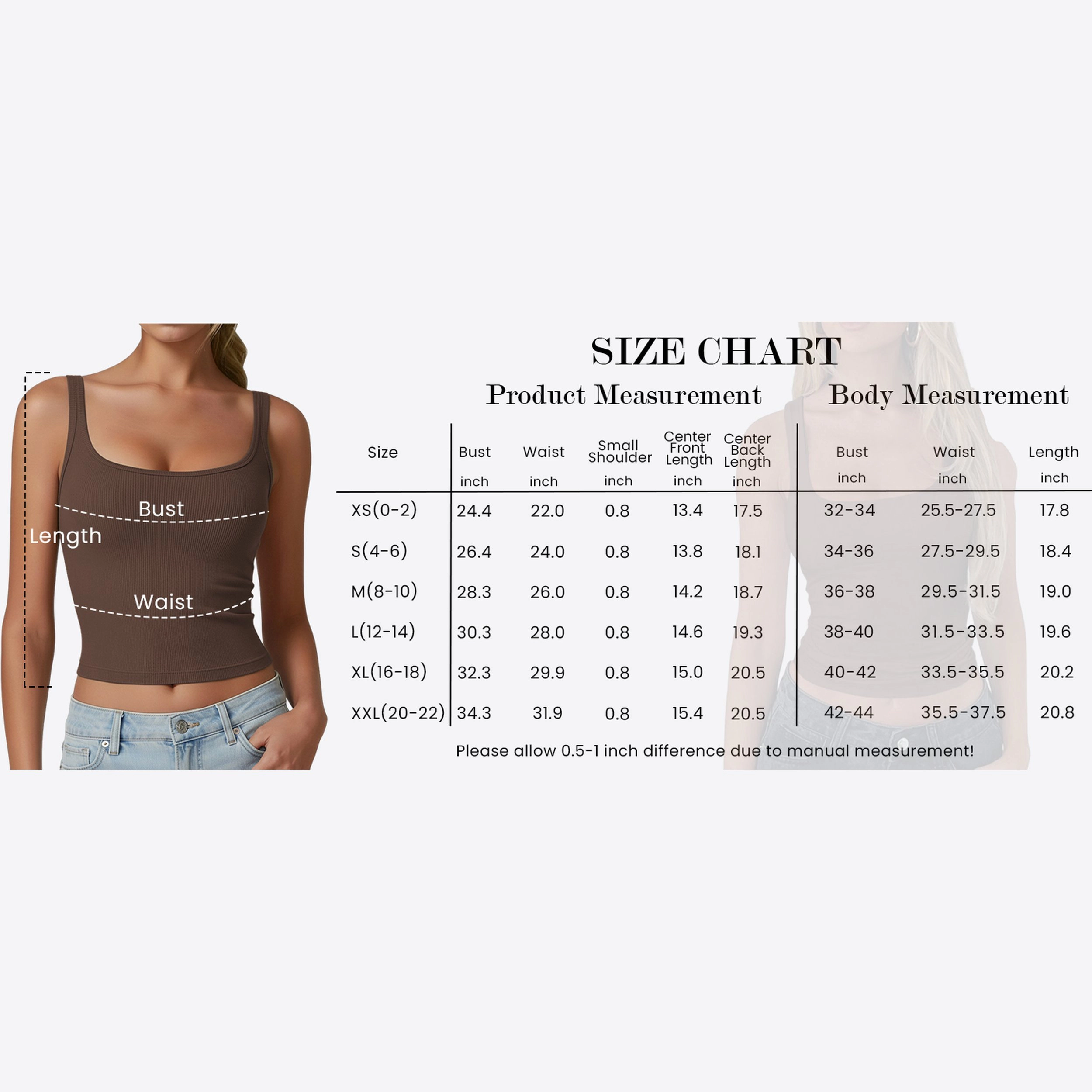 Avidlove Women's Ribbed Tank Top