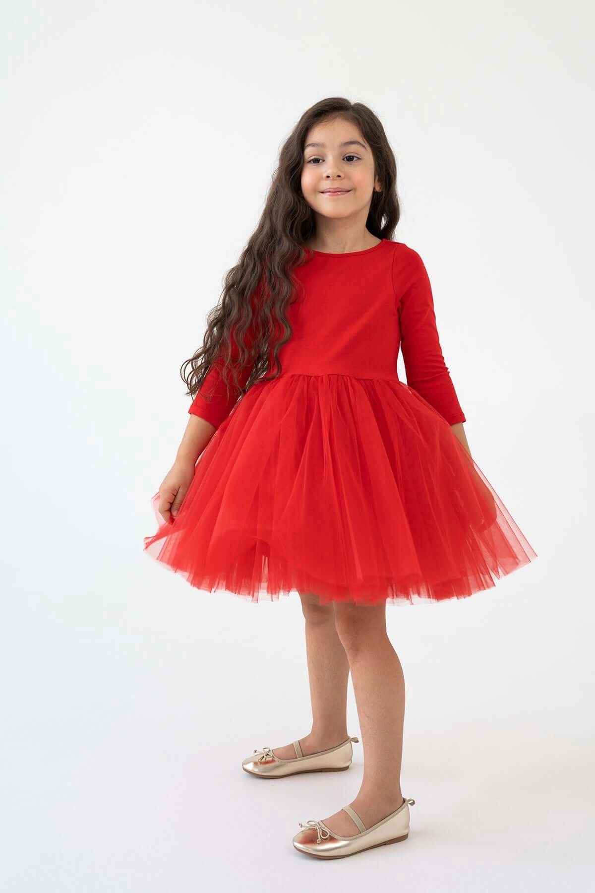 Mini Celebrities Girls Red Love Tutu Dress