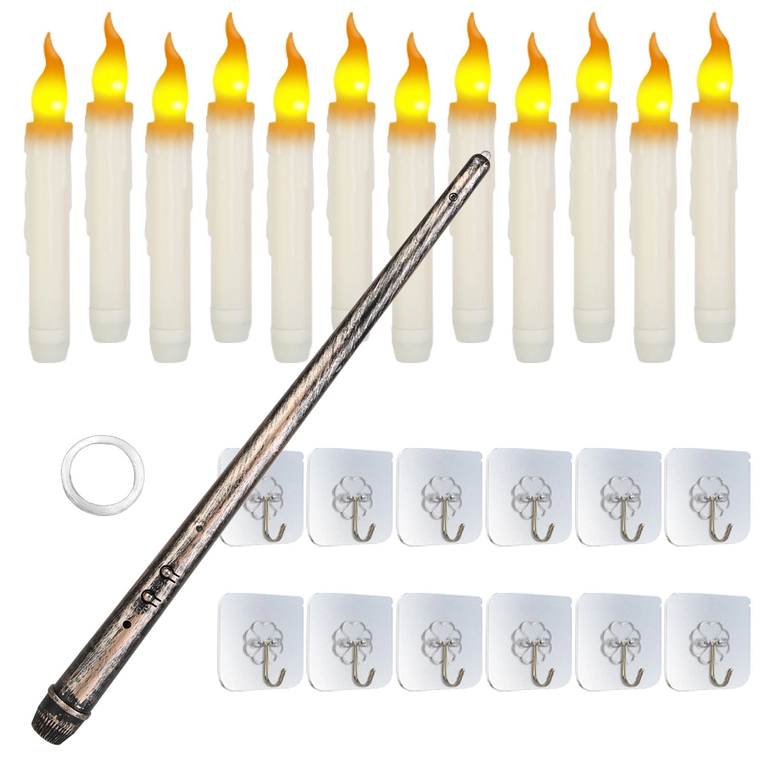 GBruno LED Floating Candles With Magic Wand Remote
