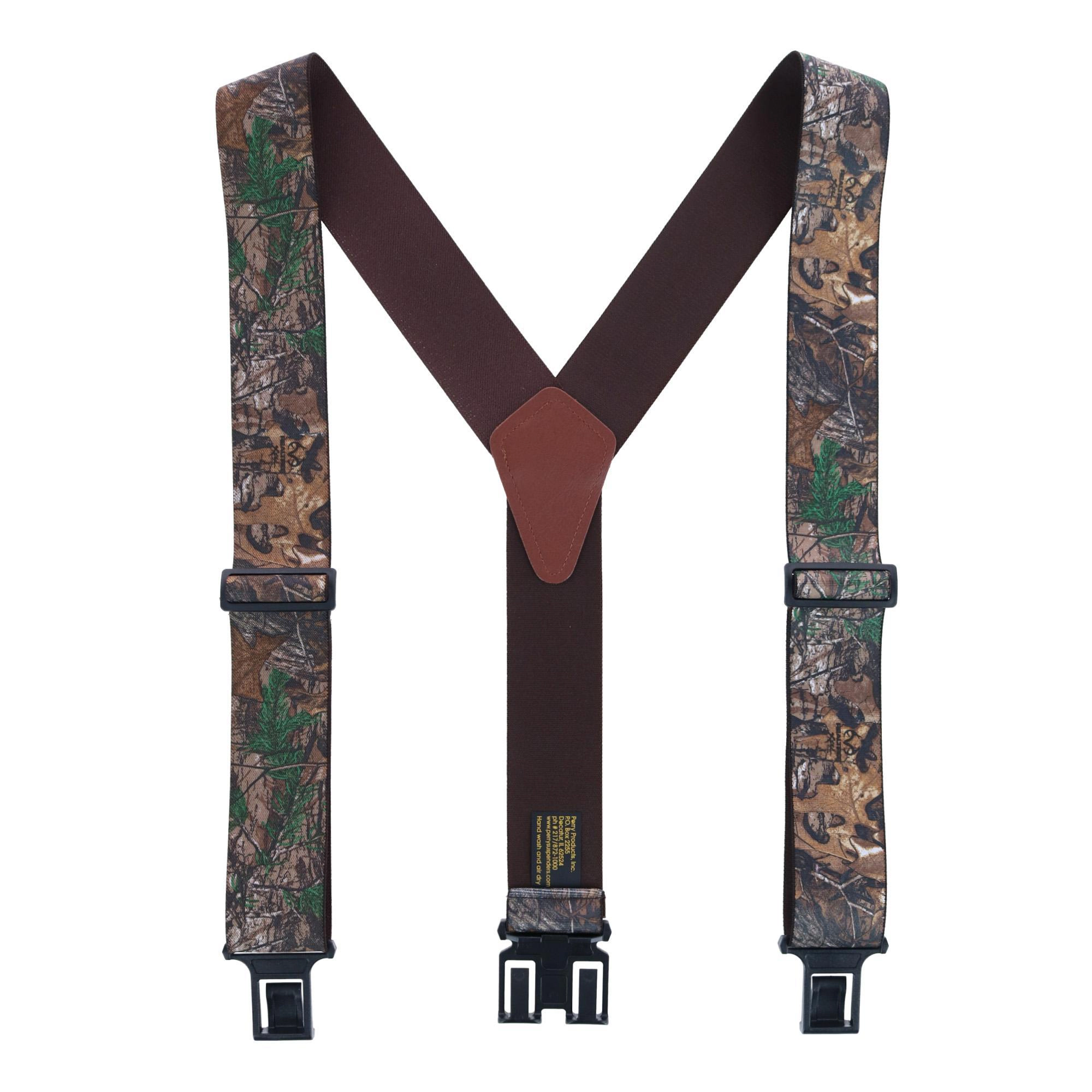 Perry Suspenders Men's Elastic Camo Print Suspenders (Tall Available)