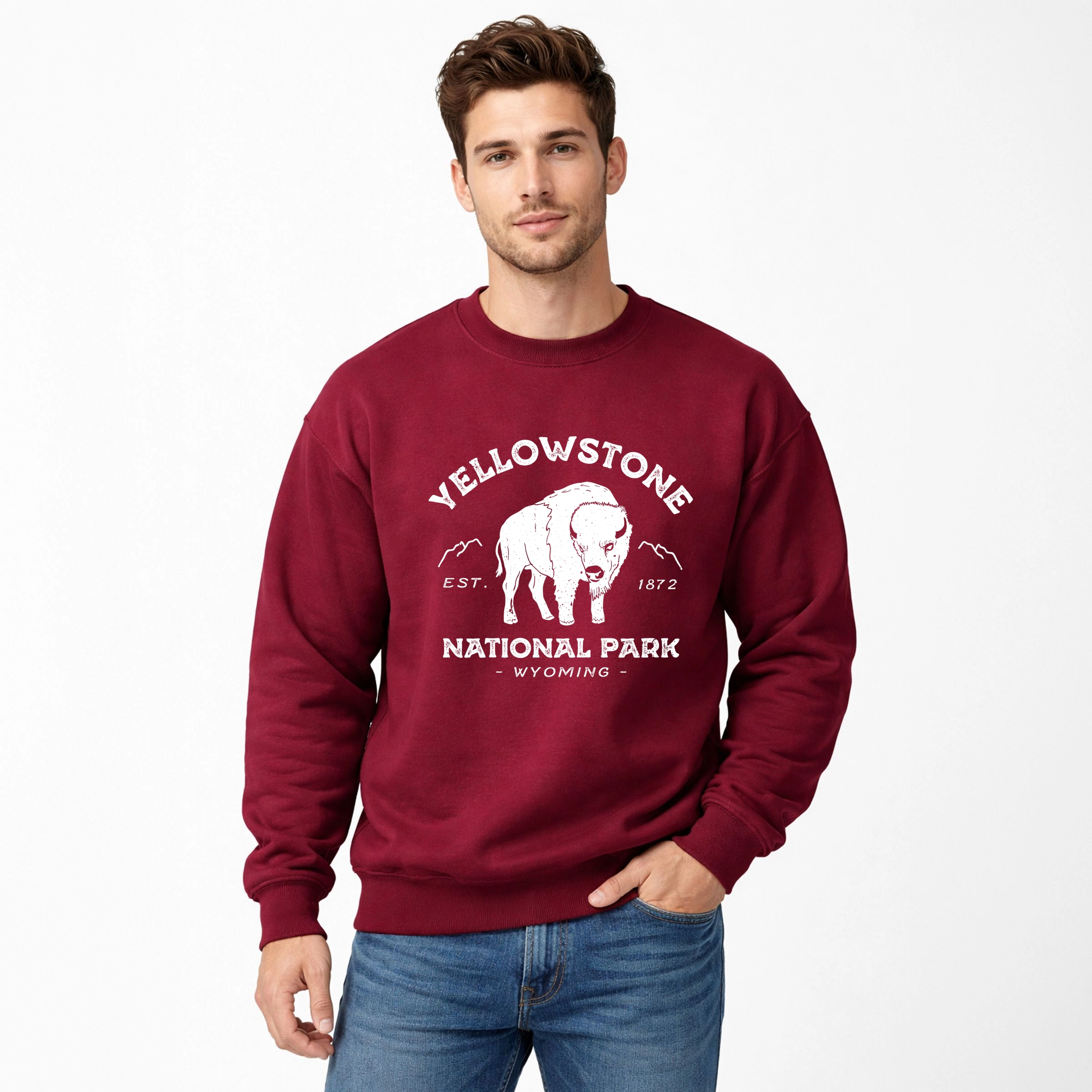 Simply Sage Market - Vintage Yellowstone National Park - Men's