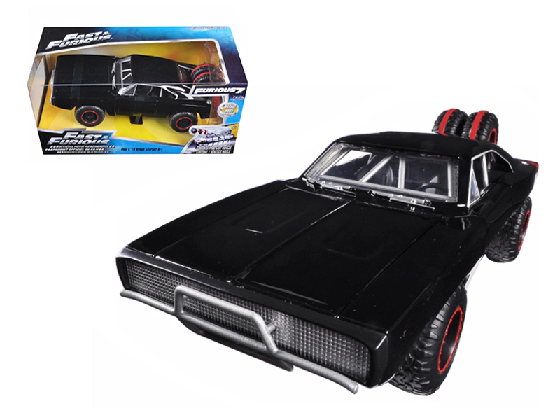 Jada Dom's 1970 Dodge Charger R/T Off Road Version "Fast & Furious 7" Movie 1/24 Diecast Model Car by Jada