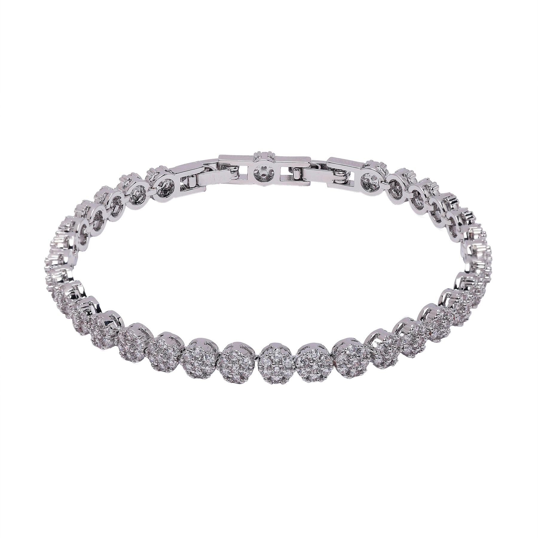 AGP PARIS Womens Diva Round Tennis Bracelet