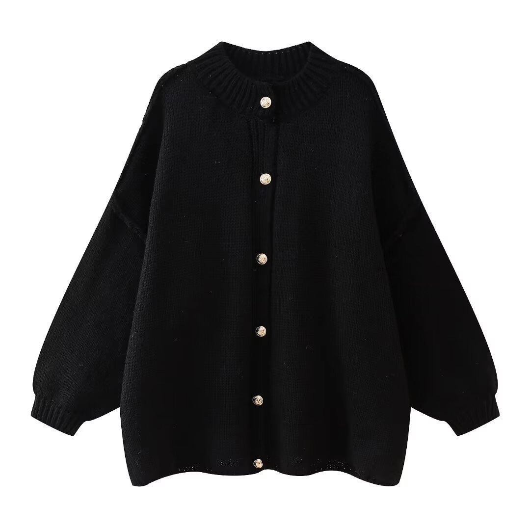 KOJOOIN Women's Oversized Chunky Knit Cardigan Button Front Ribbed Loose Fit Sweater Fall Winter Outerwear