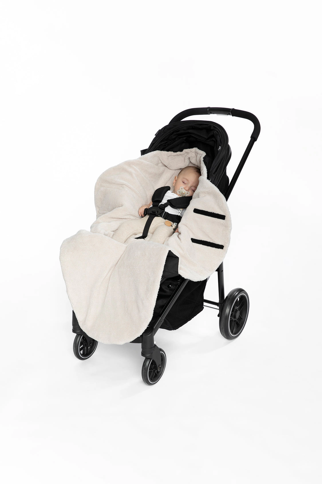 Deux par Deux Unisex Quilted Nido Wrap with Bear-Ear Hood for Bassinet, Car Seats and Strollers