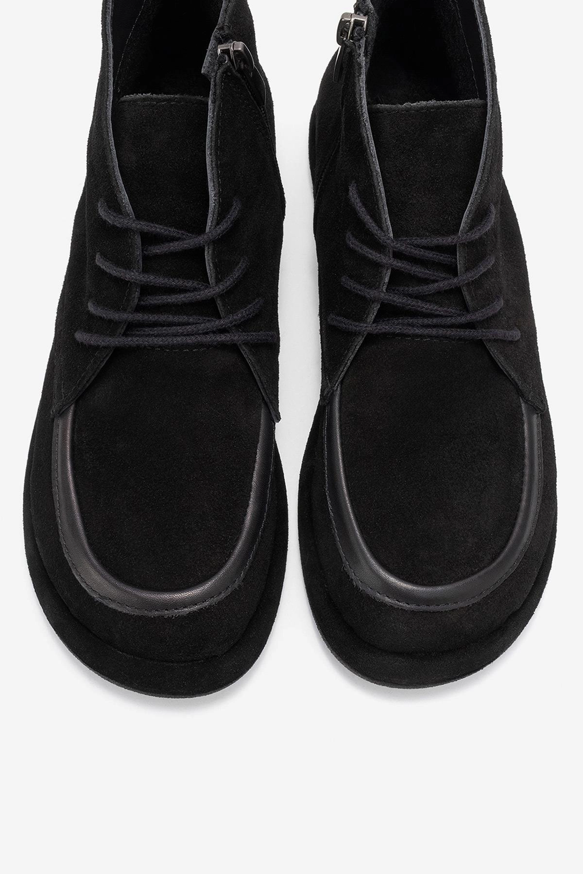 Forever & Always Womens Martas Leather Zip Boot