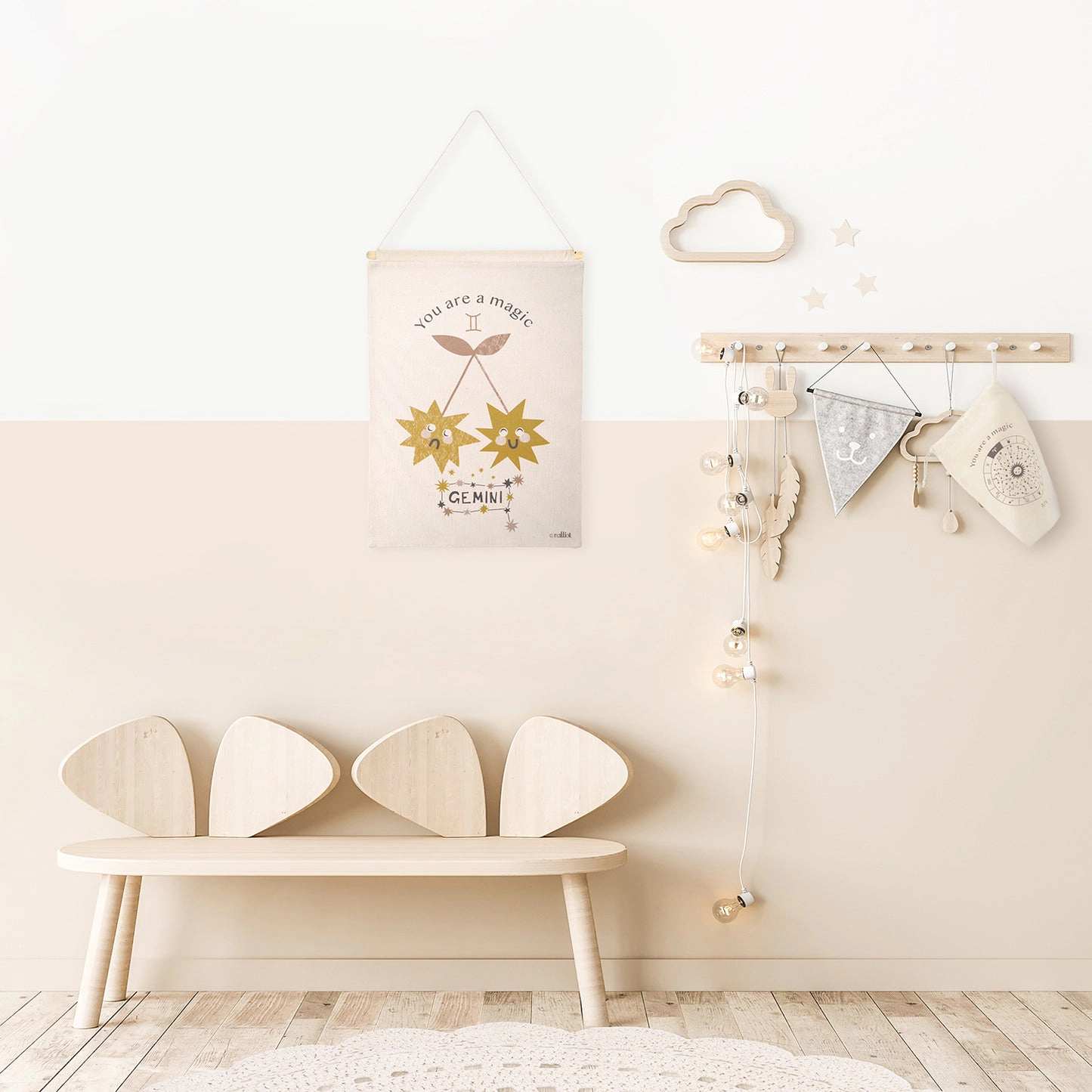 Nattiot Wall Hanging Little Gemini