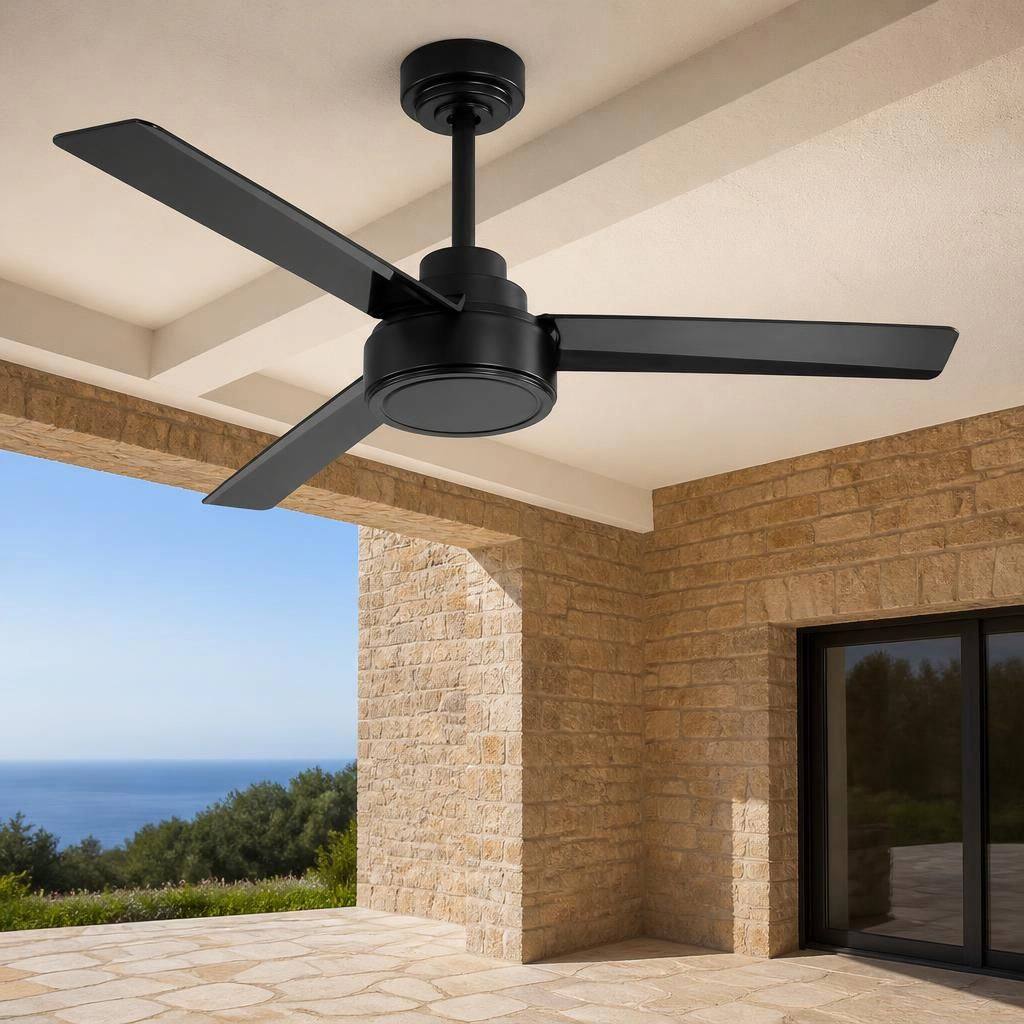 ELEMENT ACE 52 Inch Flush Mount Quiet Ceiling Fan