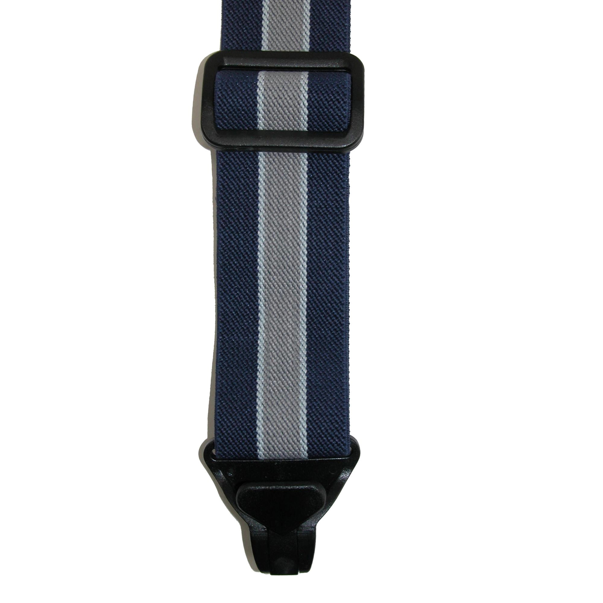 CTM Men's Elastic Plastic Clip-End TSA Compliant Airport Suspenders