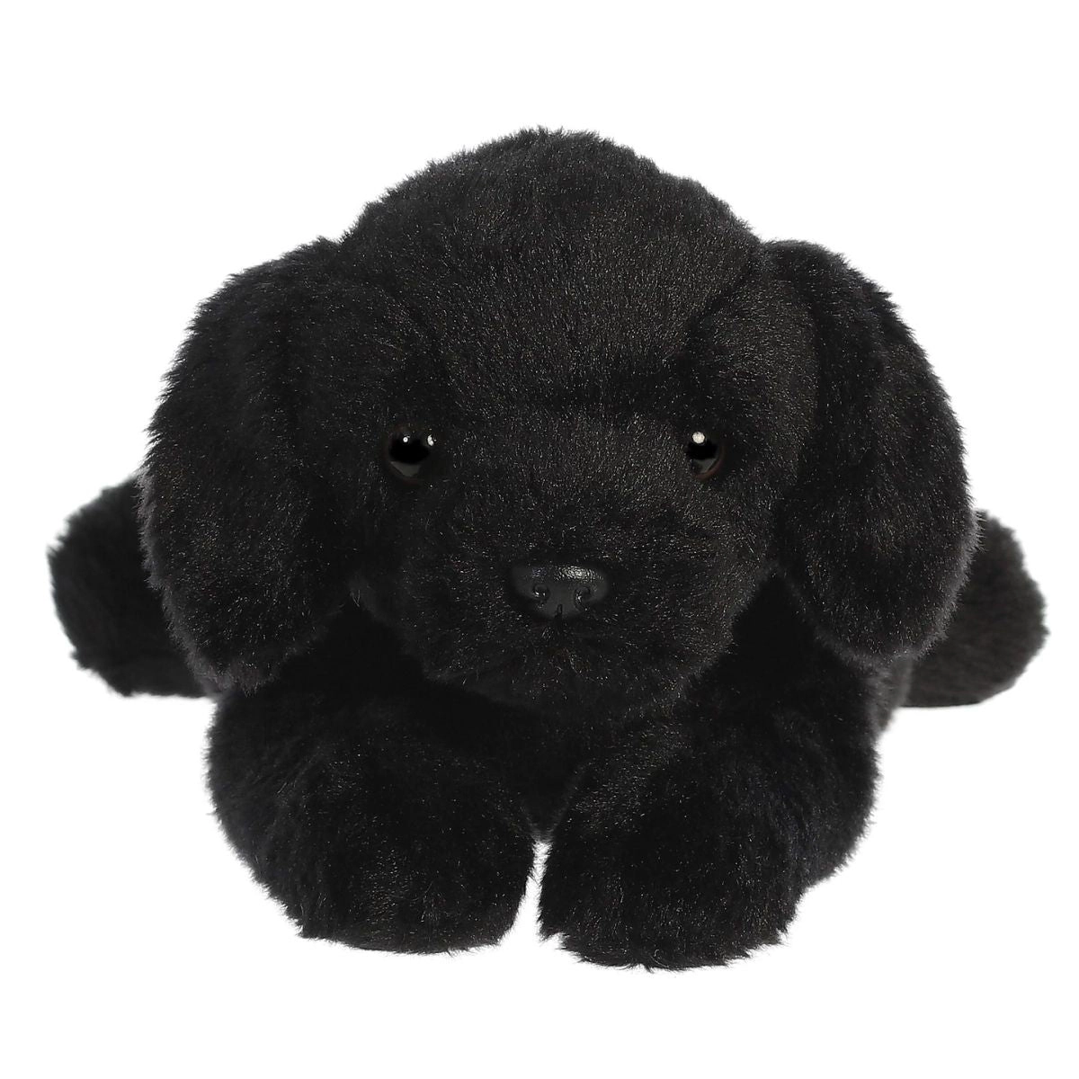 Aurora Flopsie Blackie the Black Labrador 12-Inch Stuffed Animal Plush