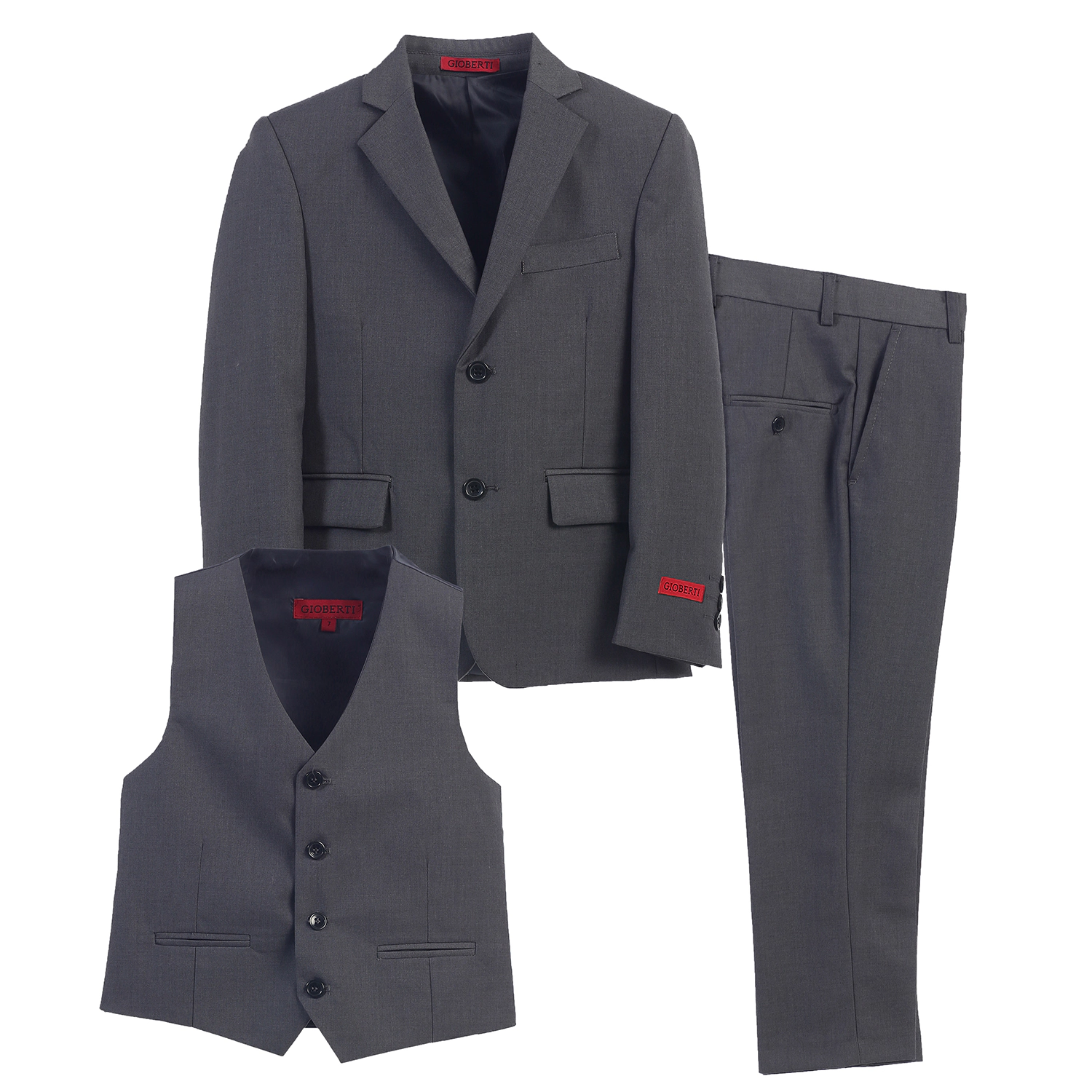 Gioberti Boy's Formal 6 Piece Suit Set