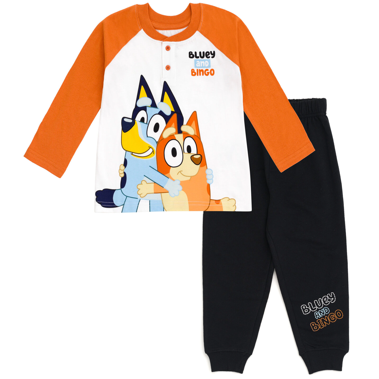 Bluey Boys' 2-Piece Tee and Pants Set