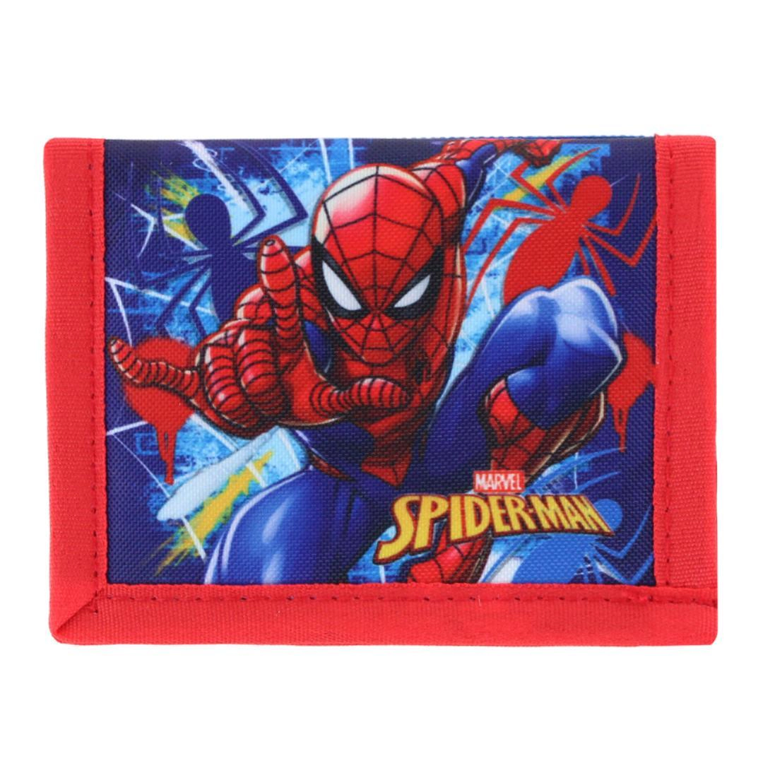 CTM Kid's Marvel Spiderman Power Hook & Loop Closure  Fold Wallet