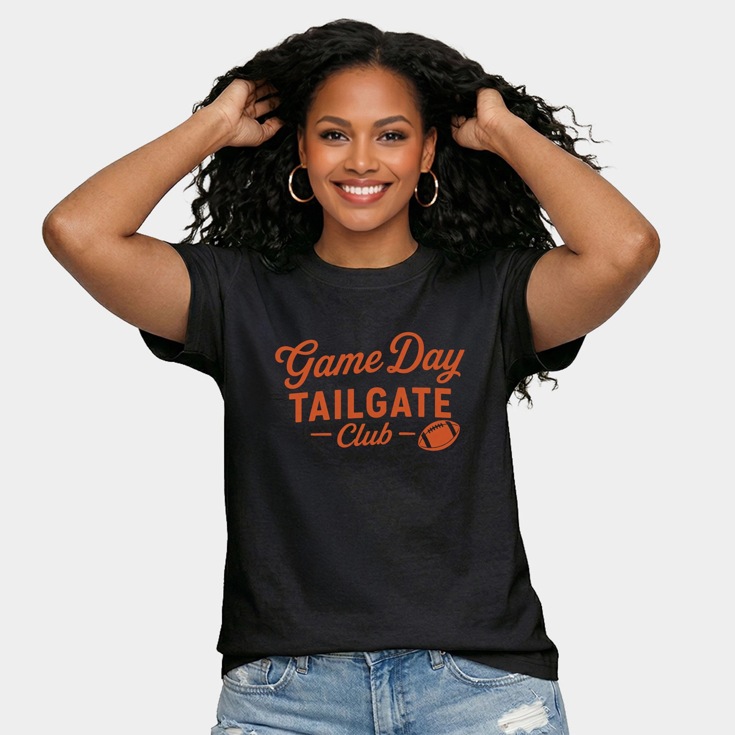Simply Sage Market - Women's Relaxed Boxy Tee Game Day Tailgate Club
