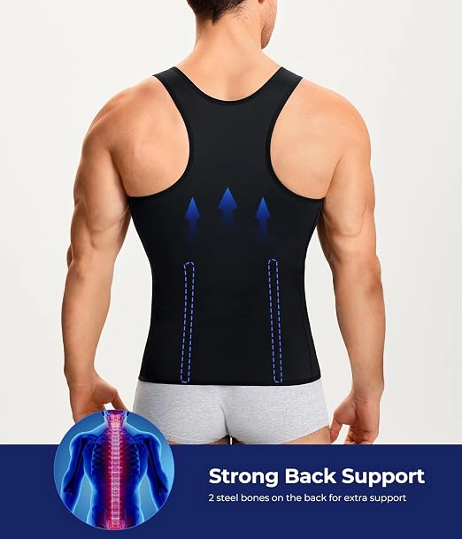Nebility Mens Compression Tank Top Body Shaper