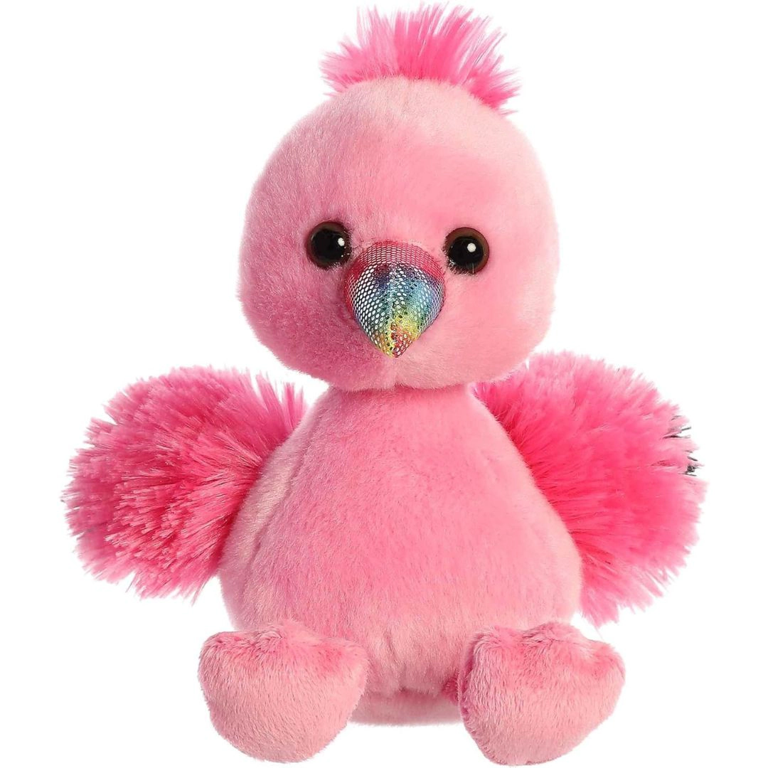 Aurora Mini Flopsie Fairy Flamingo 8-Inch Stuffed Animal Plush