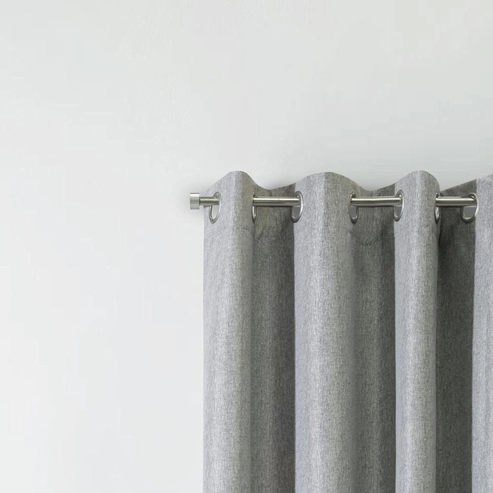 Thermaplus Denver Blackout Grommet Curtains for Livingroom 52" x 95" Taupe Grey