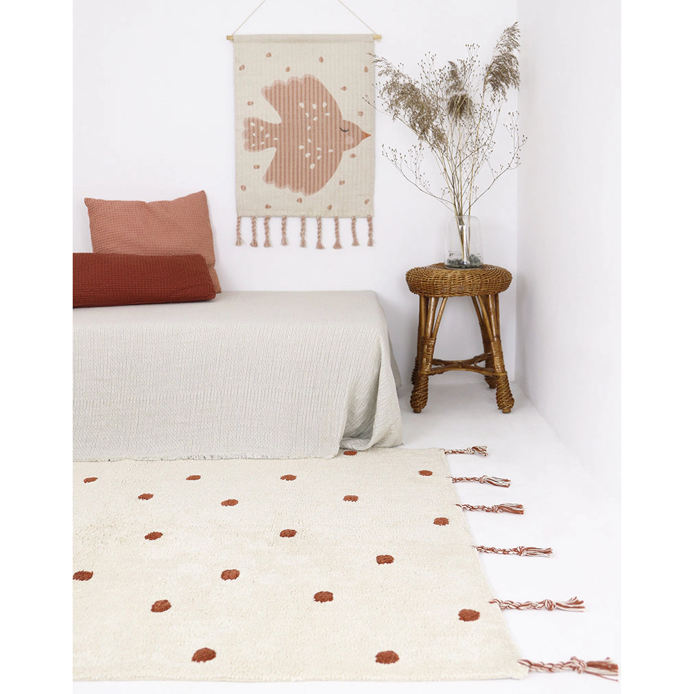 Nattiot Washable Cotton Rug Nümi Black