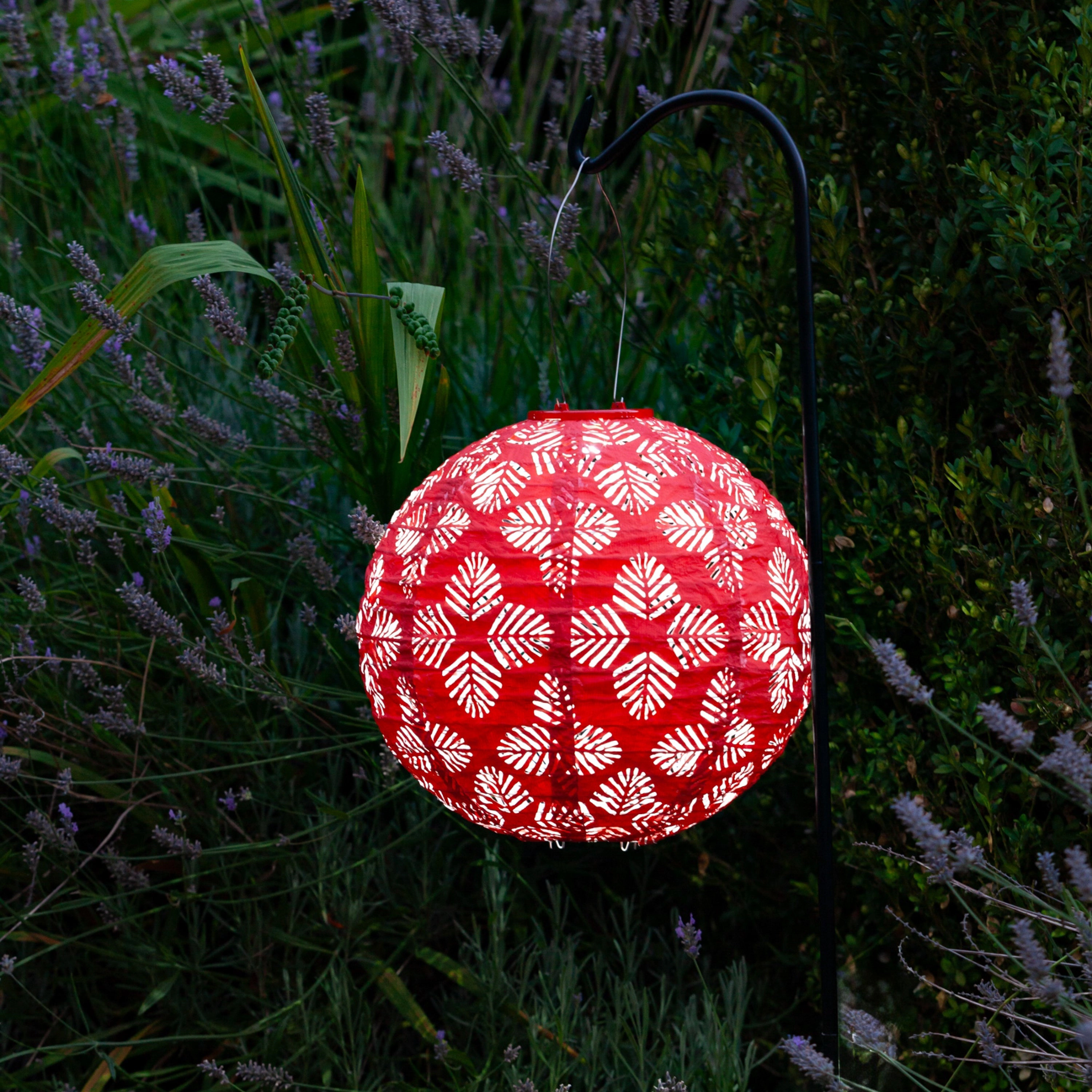 Allsop Home & Garden Soji Stella Brights Geo Palm 12 Solar Lantern