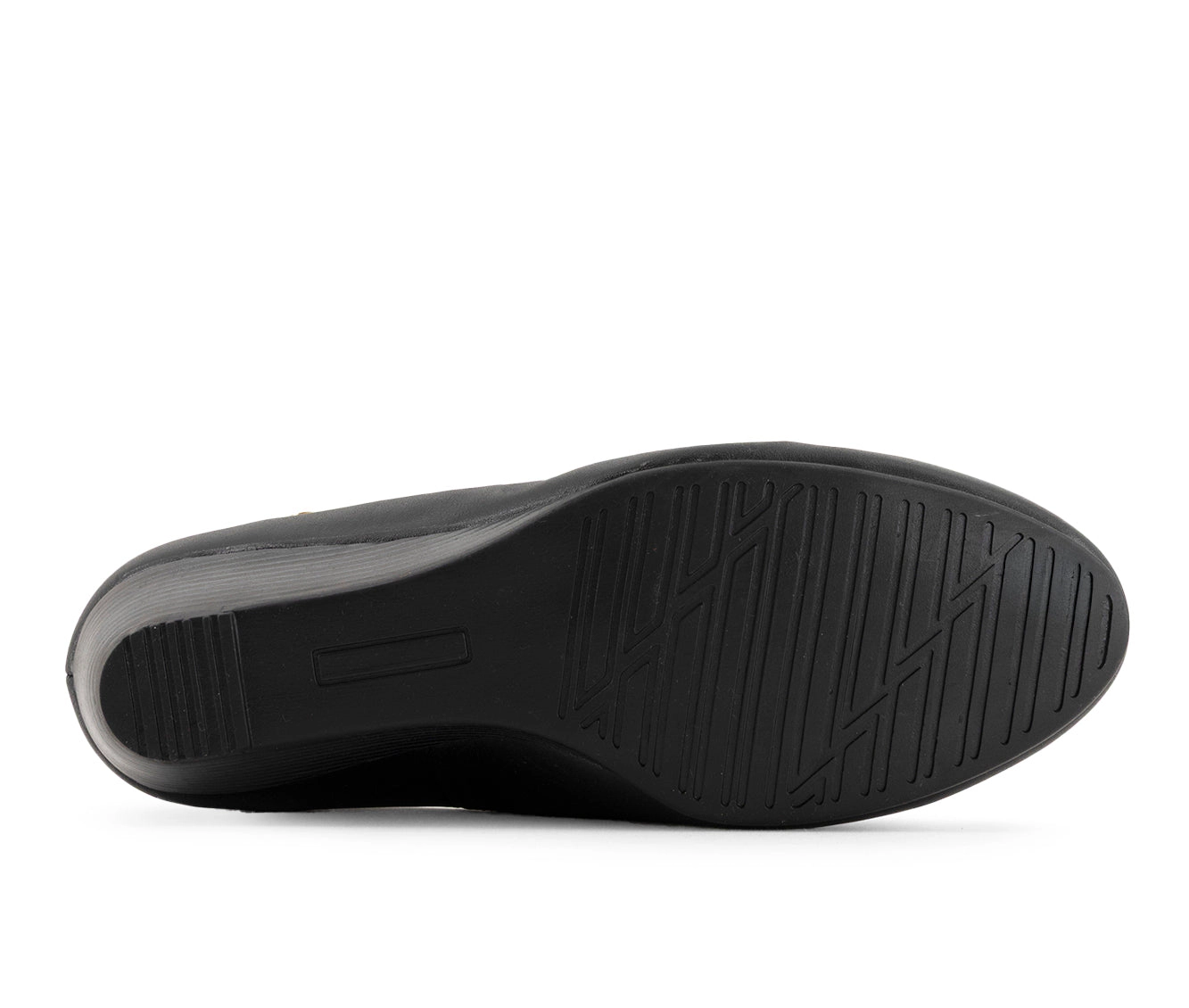 Andrea Womens Leather Wedge Loafers