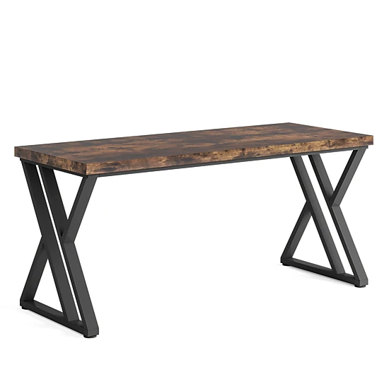 Tribesigns Heavy-Duty Computer Desk, 55" Simple  Study Desk Writing Table