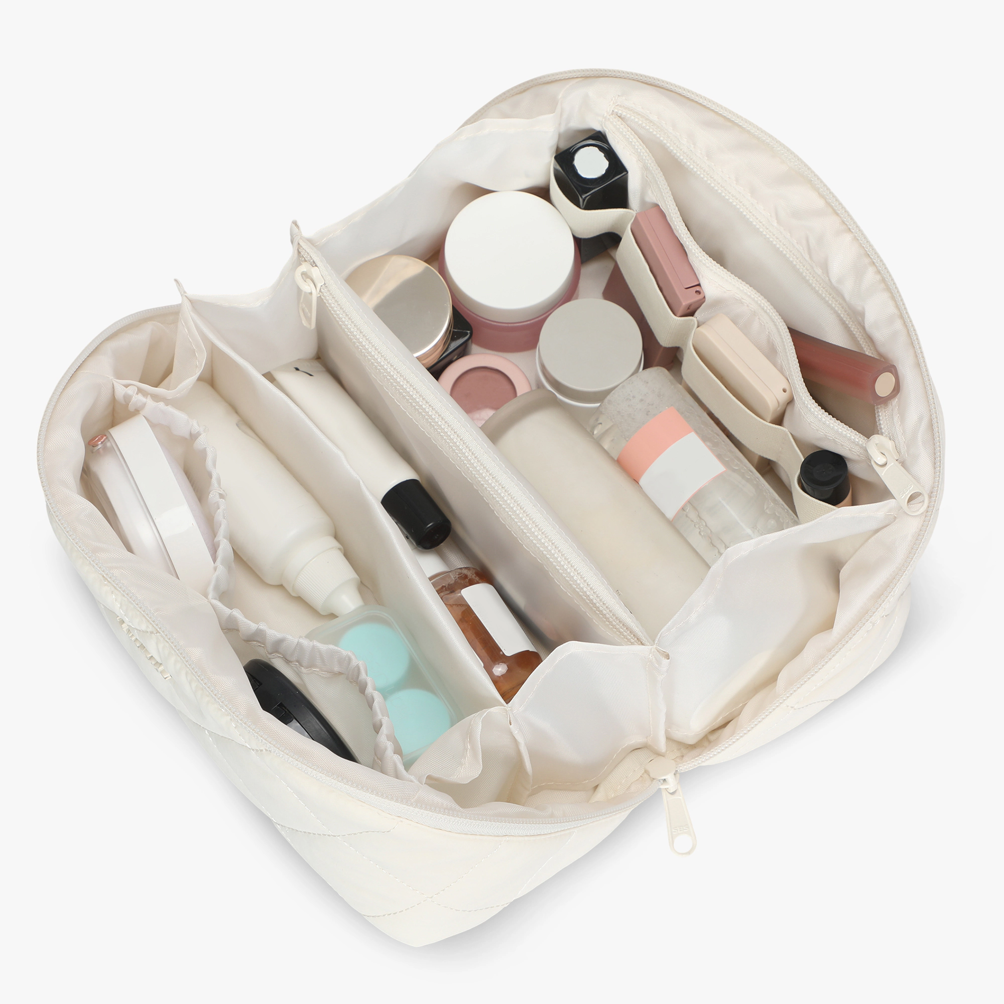 Hynes Eagle Women's Quilted Makeup Bag Organizer