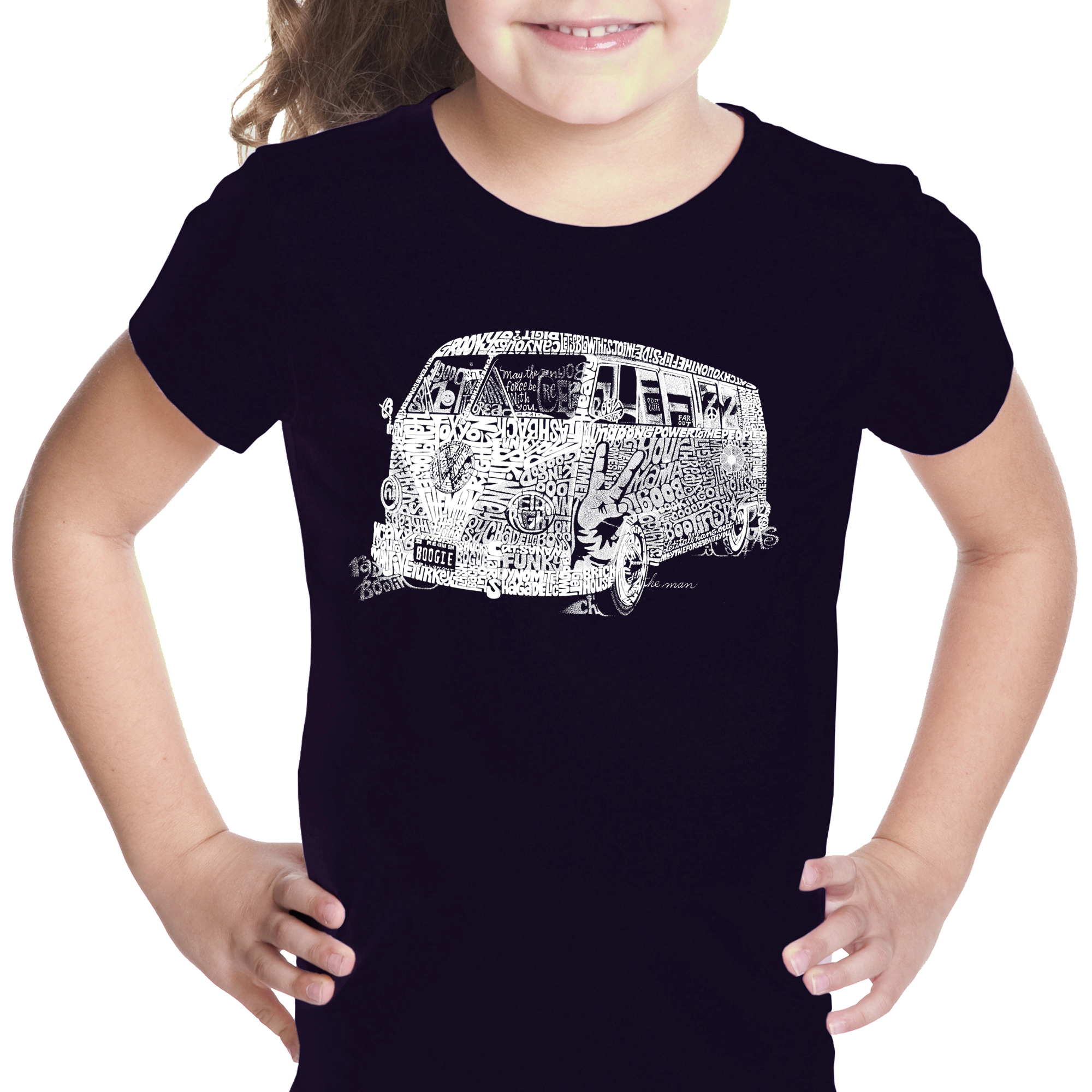 LA Pop Art Girls Word T-Shirt